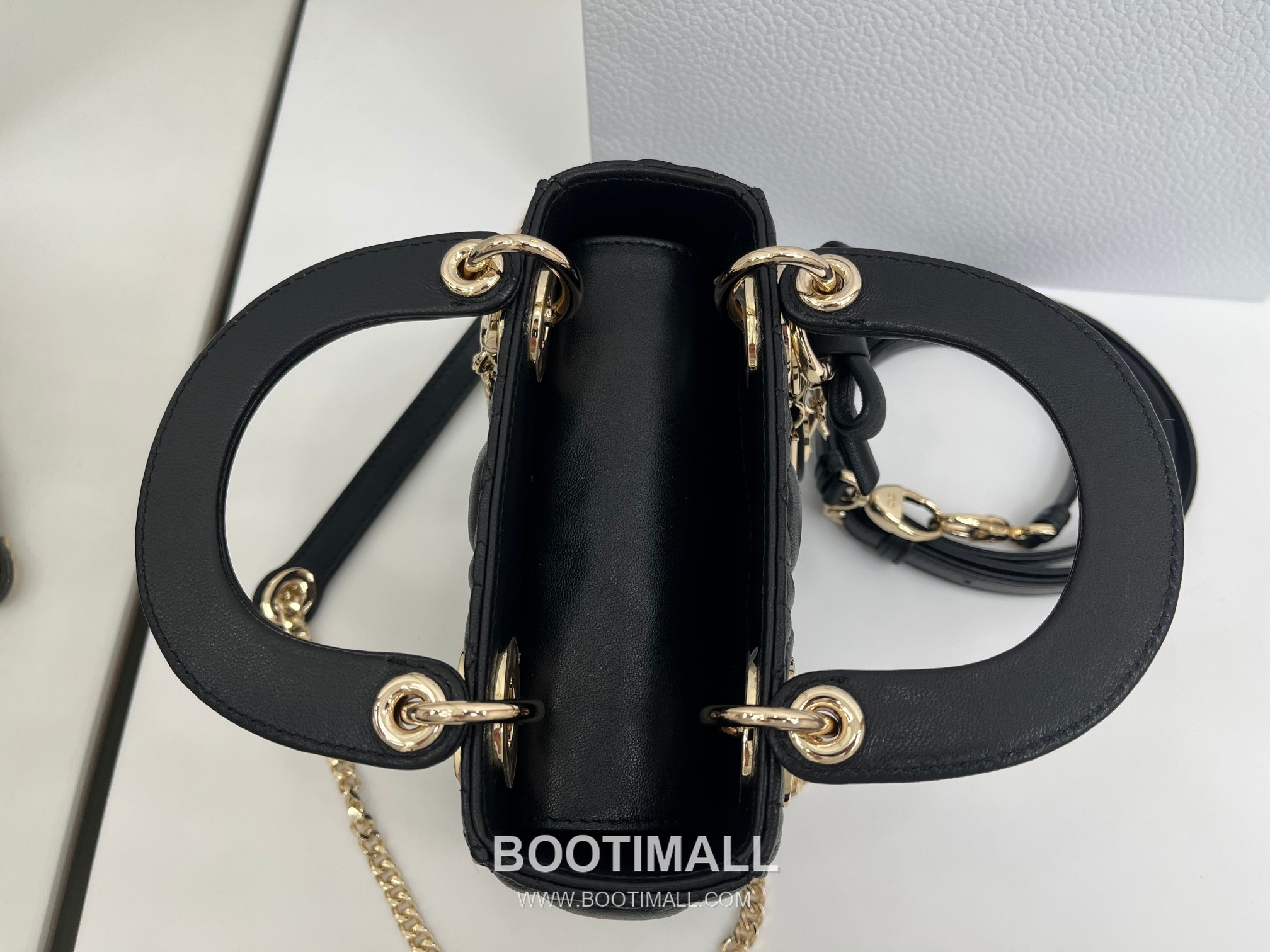 Dior Lady Dior Mini Cannage Lambskin Top Handle Bag 디올 레이디디올 미니 까나쥬 램스킨 토트백 17cm 6