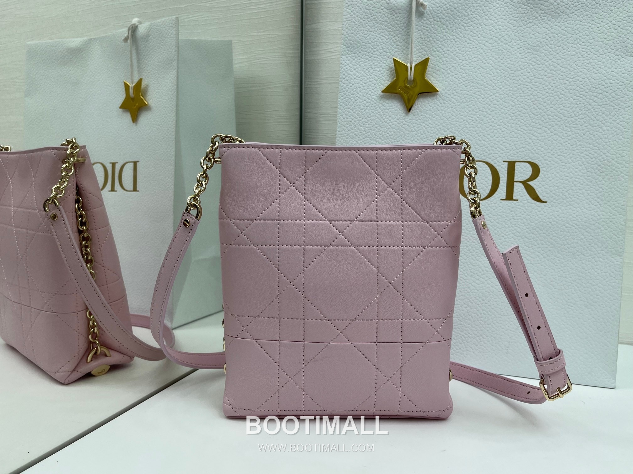 Dior Trianon Vertical Cannage Lambskin Chain Shoulder Bag 디올 트리아농 버티컬 까나쥬 램스킨 체인 숄더백 21cm 2