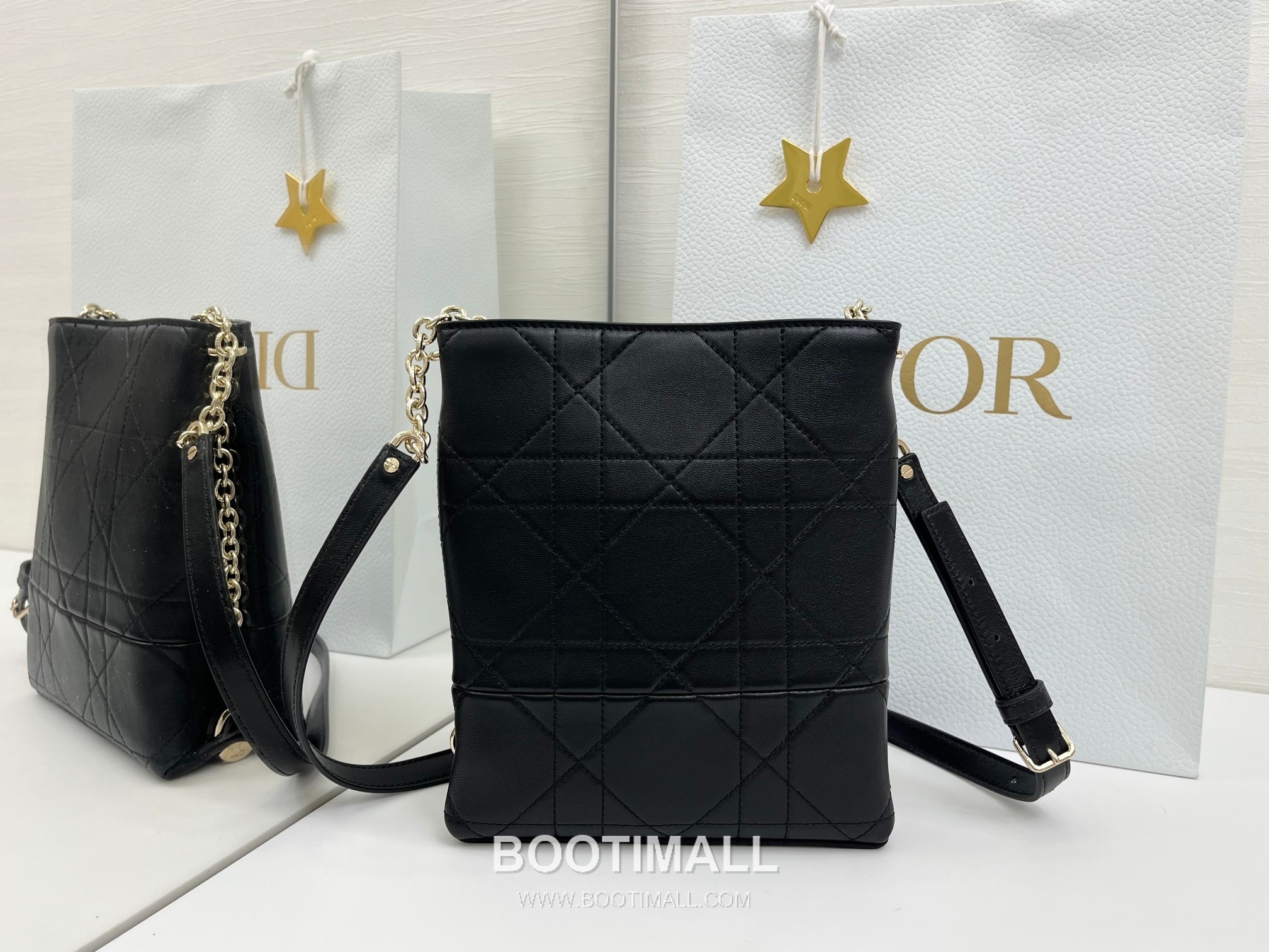 Dior Trianon Vertical Cannage Lambskin Chain Shoulder Bag 디올 트리아농 버티컬 까나쥬 램스킨 체인 숄더백 21cm 2