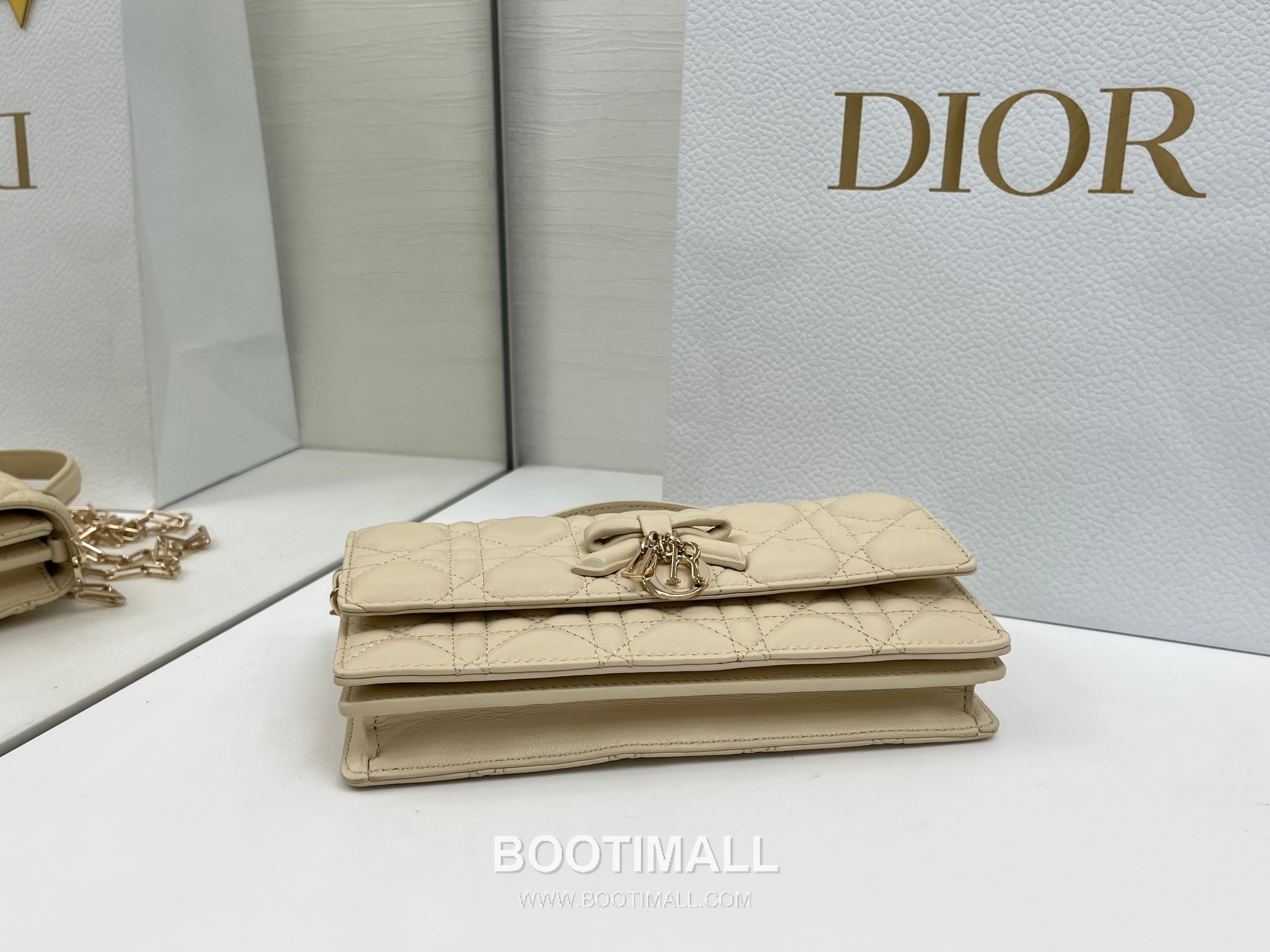 Dior My Dior Mini Cannage Lambskin Chain Flap Bag 디올 마이 디올 미니 까나쥬 램스킨 체인 플랩백 S0984 21cm 6