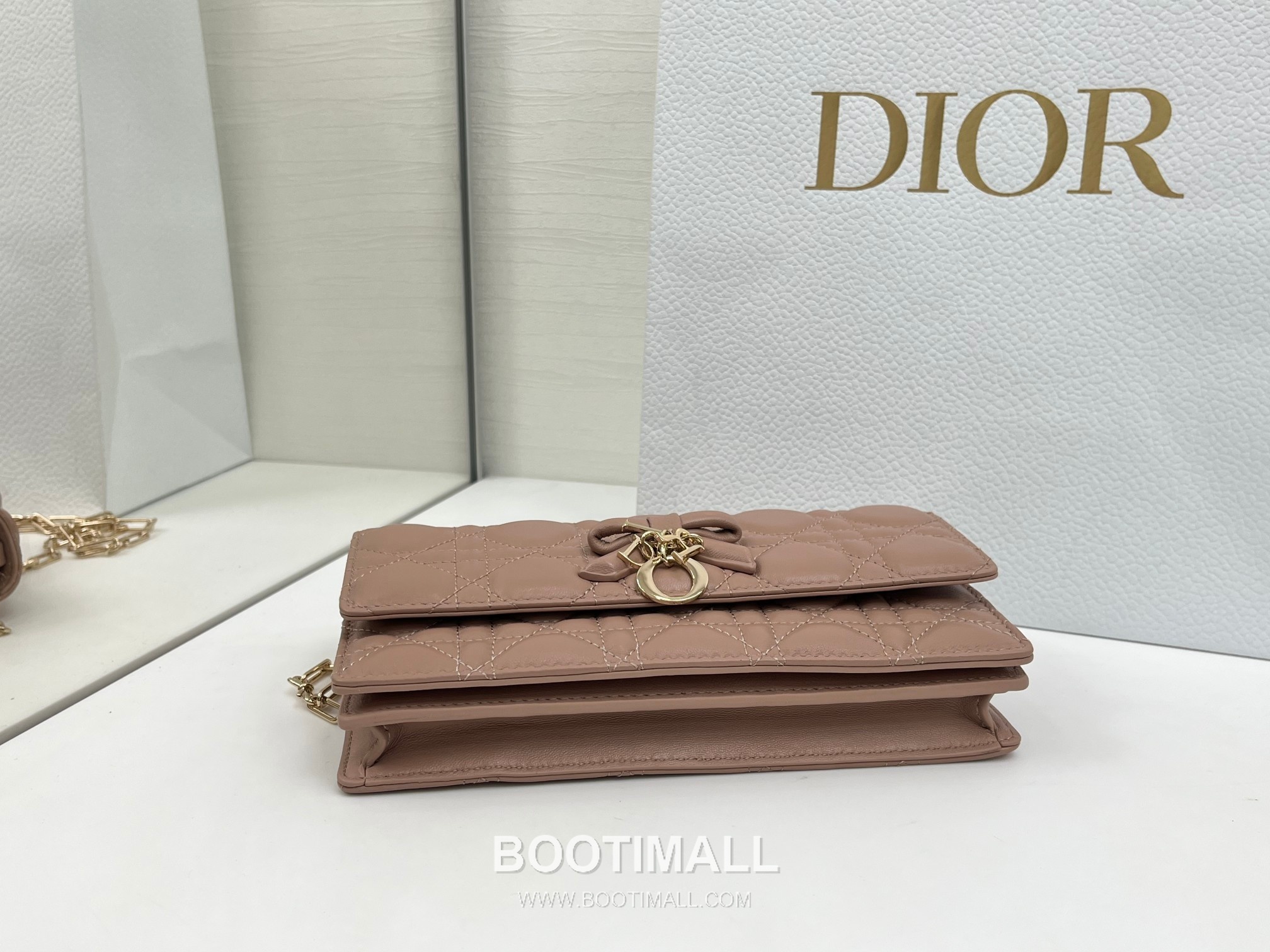 Dior My Dior Mini Cannage Lambskin Chain Flap Bag 디올 마이 디올 미니 까나쥬 램스킨 체인 플랩백 S0984 21cm 6