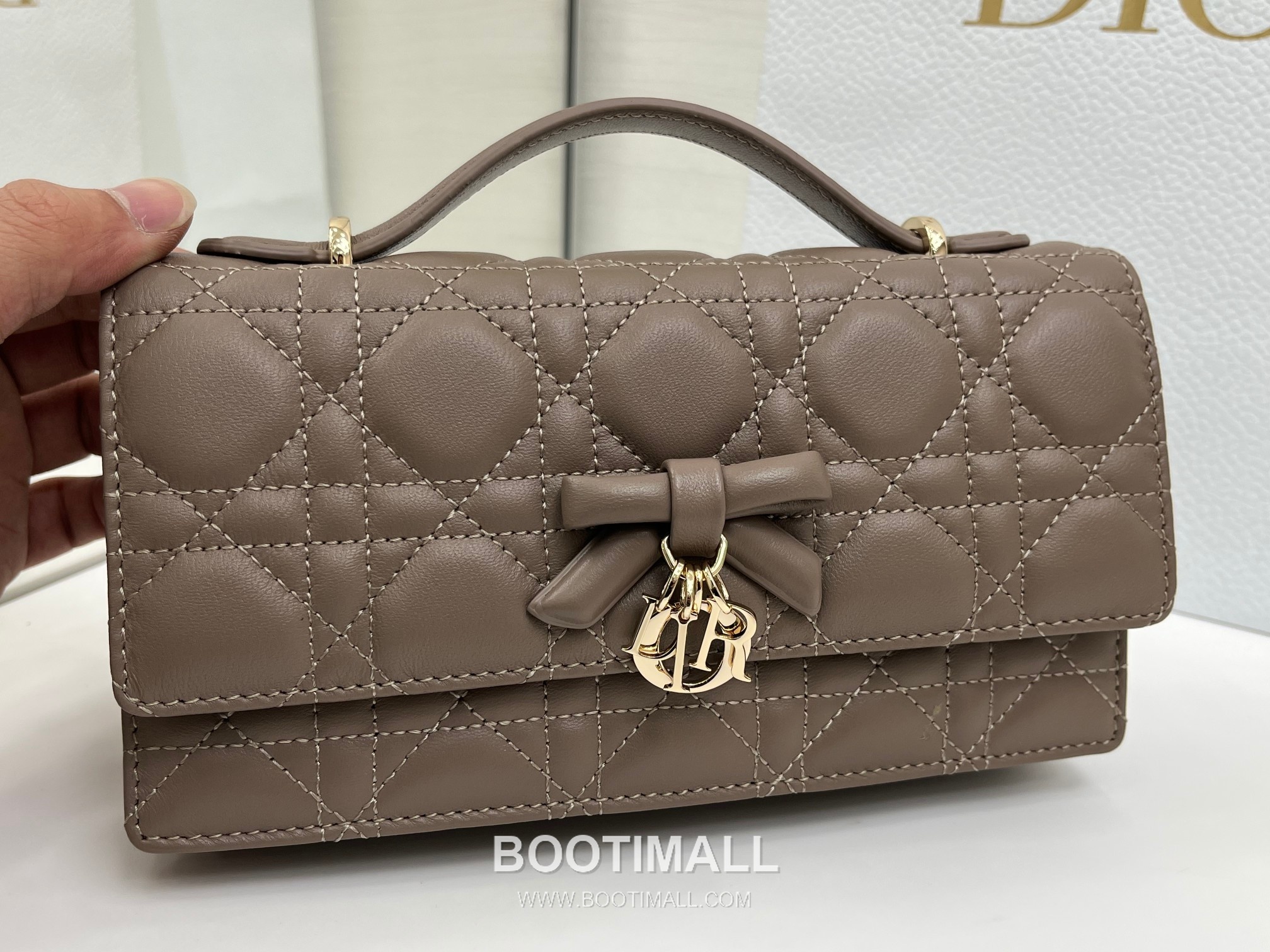 Dior My Dior Mini Cannage Lambskin Chain Flap Bag 디올 마이 디올 미니 까나쥬 램스킨 체인 플랩백 S0984 21cm 4