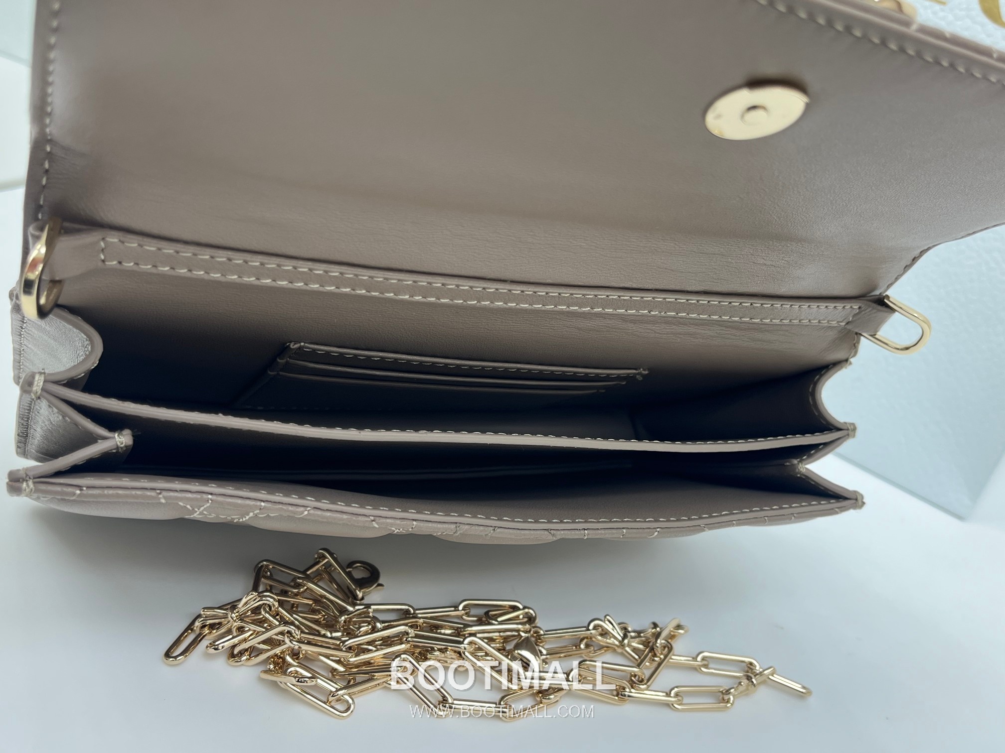 Dior My Dior Mini Cannage Lambskin Chain Flap Bag 디올 마이 디올 미니 까나쥬 램스킨 체인 플랩백 S0984 21cm 8