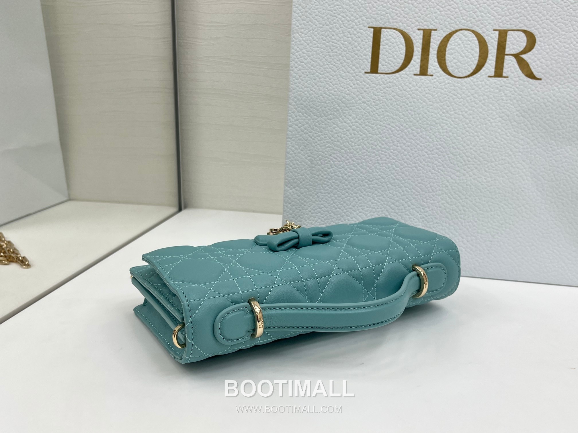 Dior My Dior Mini Cannage Lambskin Chain Flap Bag 디올 마이 디올 미니 까나쥬 램스킨 체인 플랩백 S0984 21cm 7