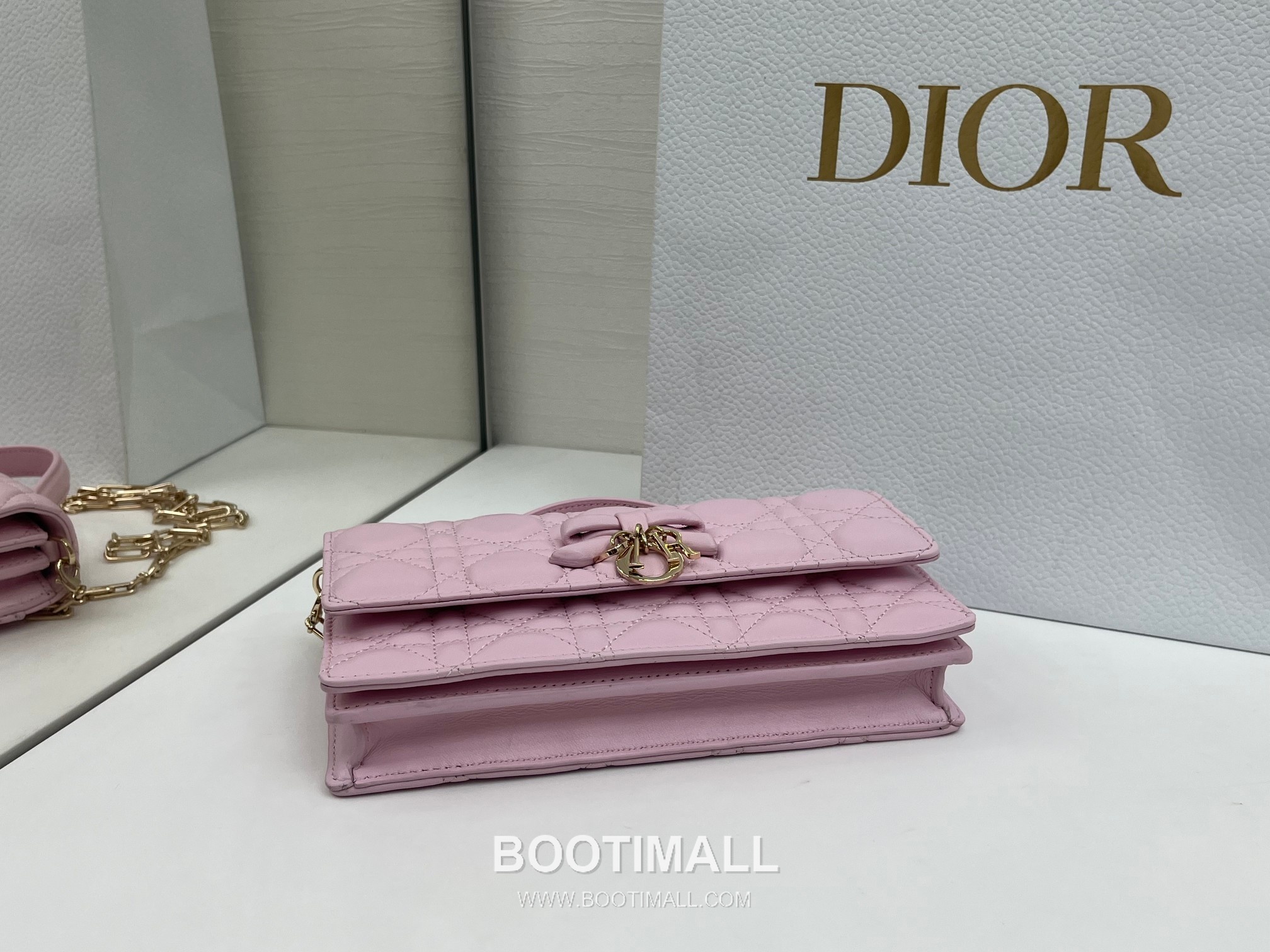 Dior My Dior Mini Cannage Lambskin Chain Flap Bag 디올 마이 디올 미니 까나쥬 램스킨 체인 플랩백 S0984 21cm 6