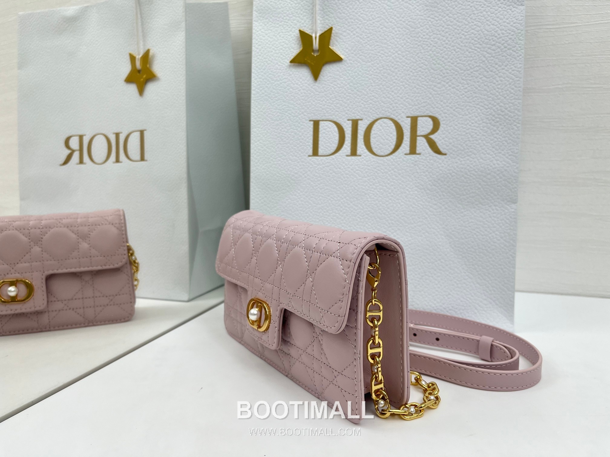 Dior Jolie Mini Cannage Lambskin Chain Flap Bag 디올 졸리 미니 까나쥬 램스킨 체인 플랩백 S3117 21cm 6