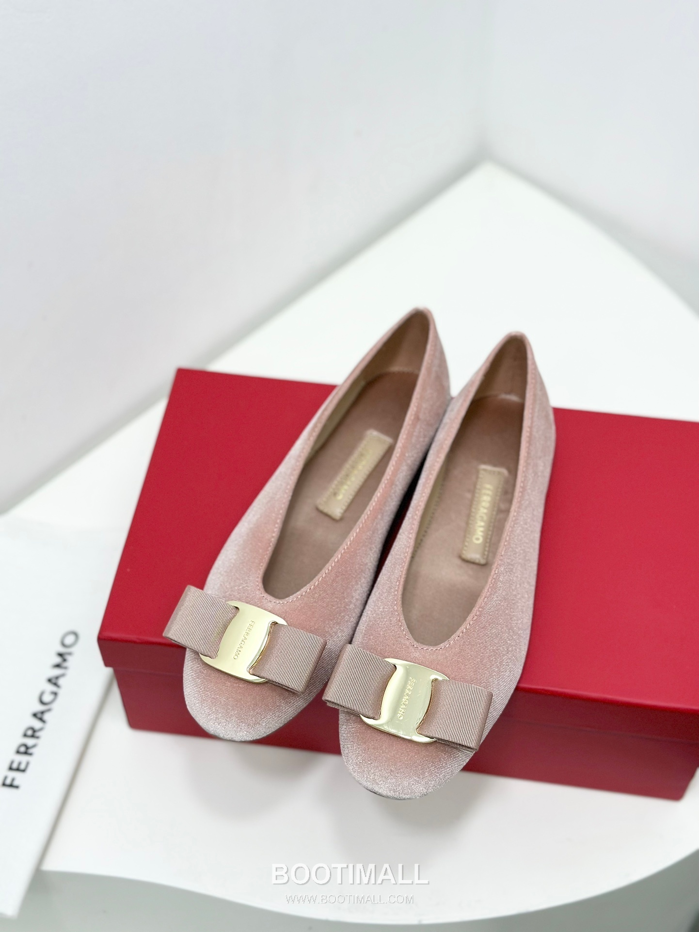 Salvatore Ferragamo Vara Bow Nappa Leather Ballet Flats 살바토레 페라가모 바라 리본 나파 레더 발레리나 플랫 504845 3cm 2