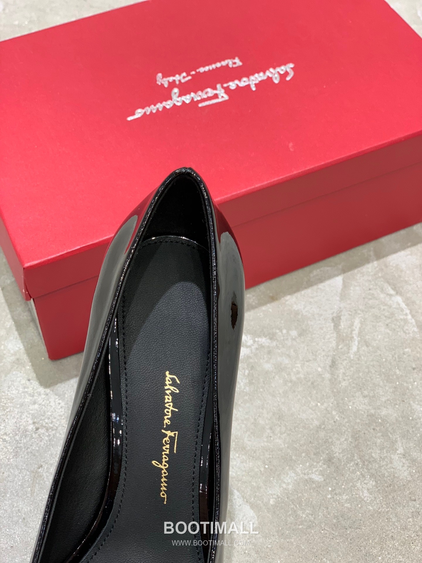 Salvatore Ferragamo Square Toe Calfskin Pump Heels 살바토레 페라가모 스퀘어 토 카프스킨 펌프스 힐 454039 7cm 8