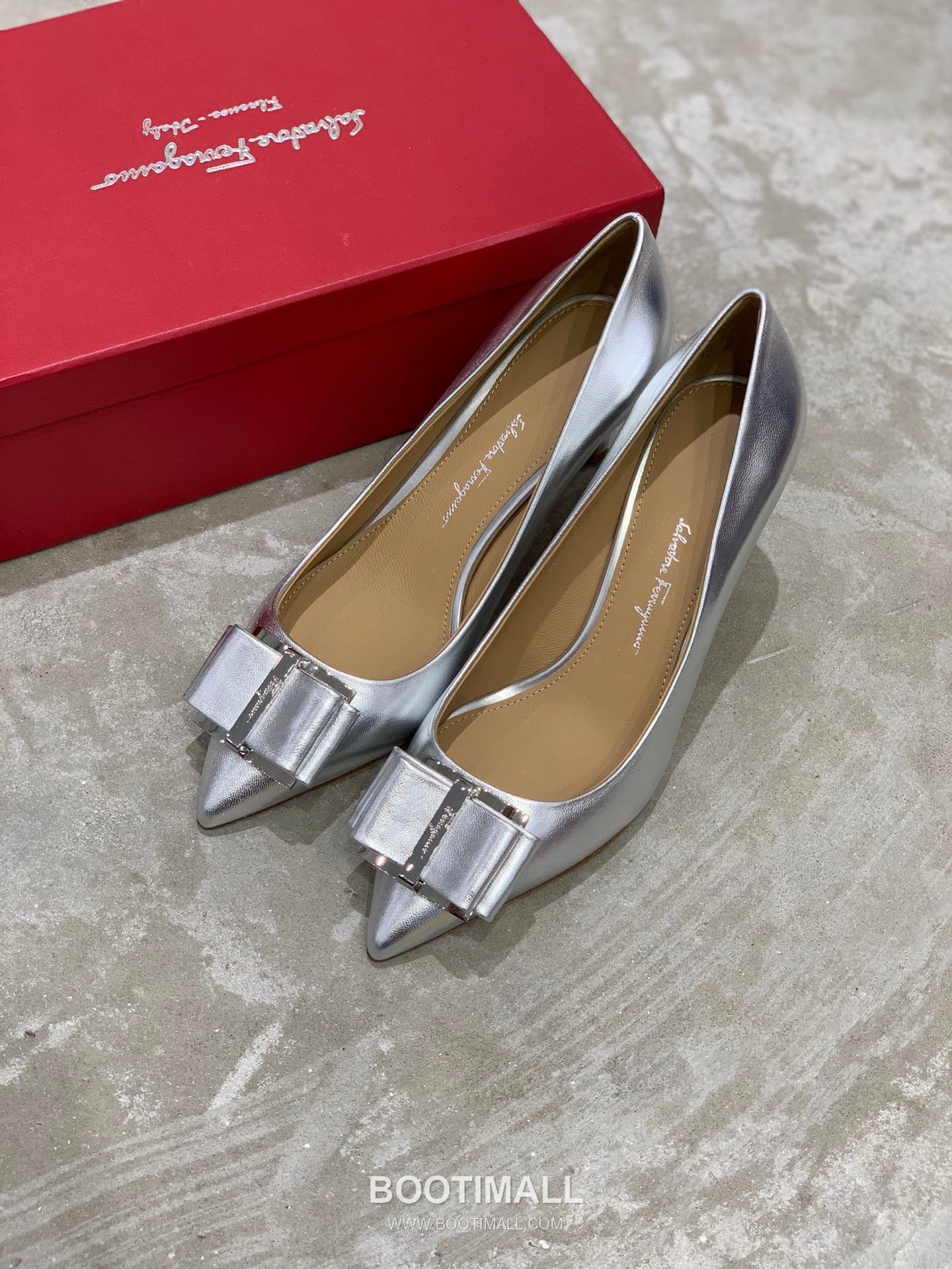 Salvatore Ferragamo Square Toe Calfskin Pump Heels 살바토레 페라가모 스퀘어 토 카프스킨 펌프스 힐 454039 7cm 2