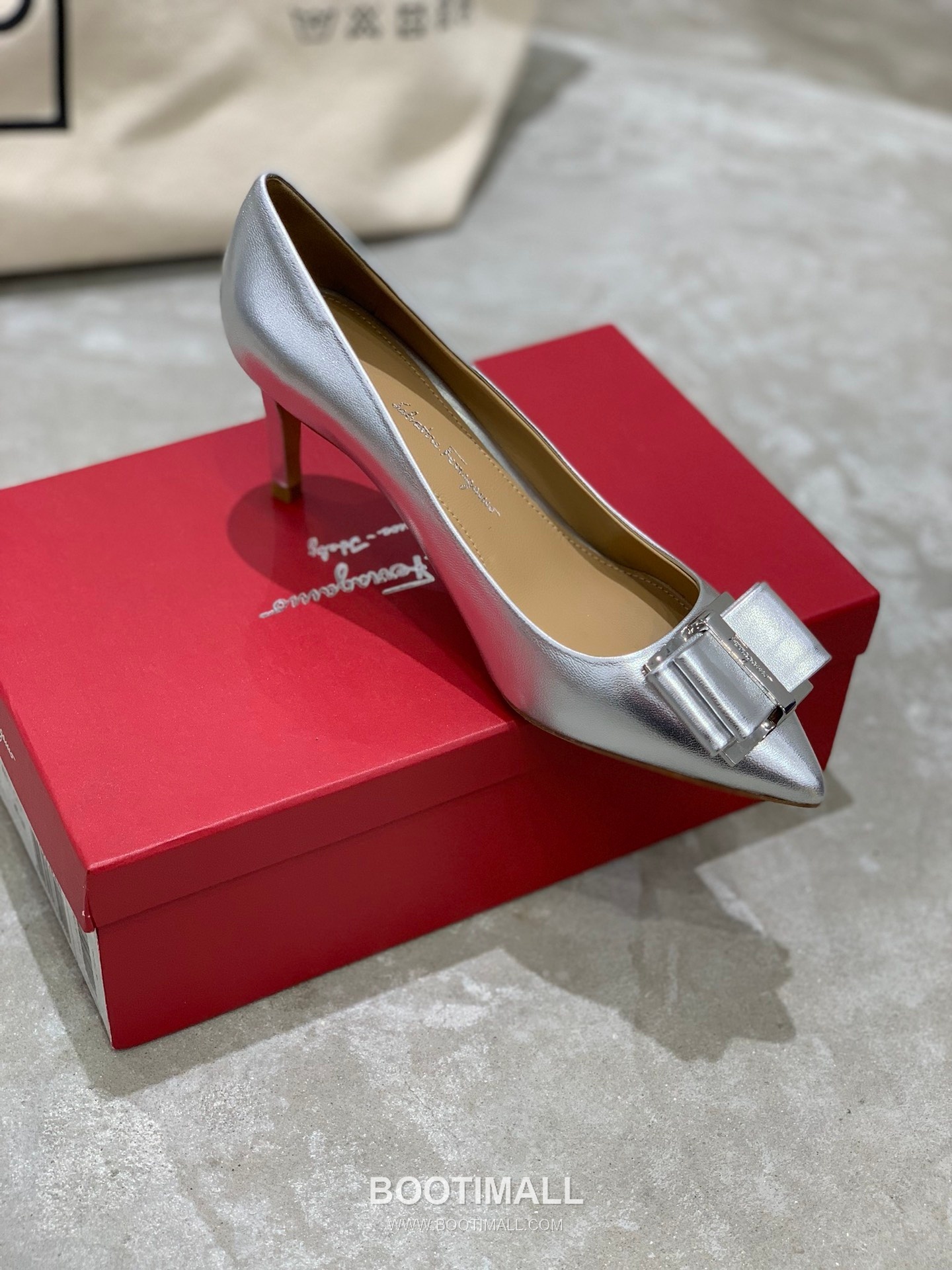 Salvatore Ferragamo Square Toe Calfskin Pump Heels 살바토레 페라가모 스퀘어 토 카프스킨 펌프스 힐 454039 7cm 7