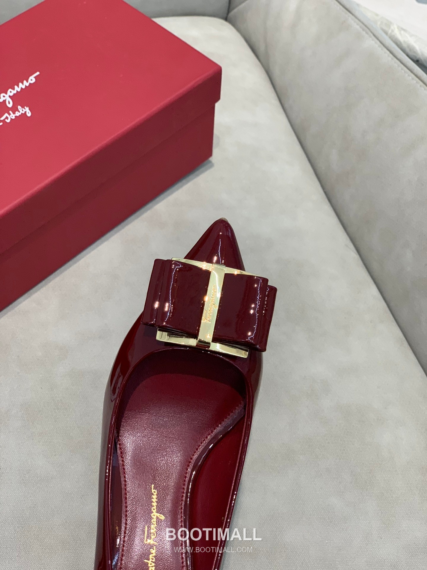 Salvatore Ferragamo Square Toe Calfskin Pump Heels 살바토레 페라가모 스퀘어 토 카프스킨 펌프스 힐 454039 7cm 7