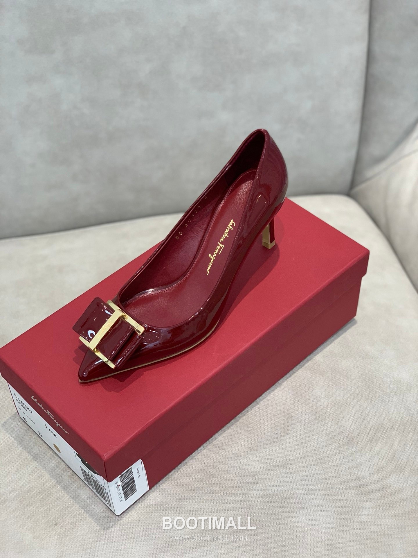 Salvatore Ferragamo Square Toe Calfskin Pump Heels 살바토레 페라가모 스퀘어 토 카프스킨 펌프스 힐 454039 7cm 9