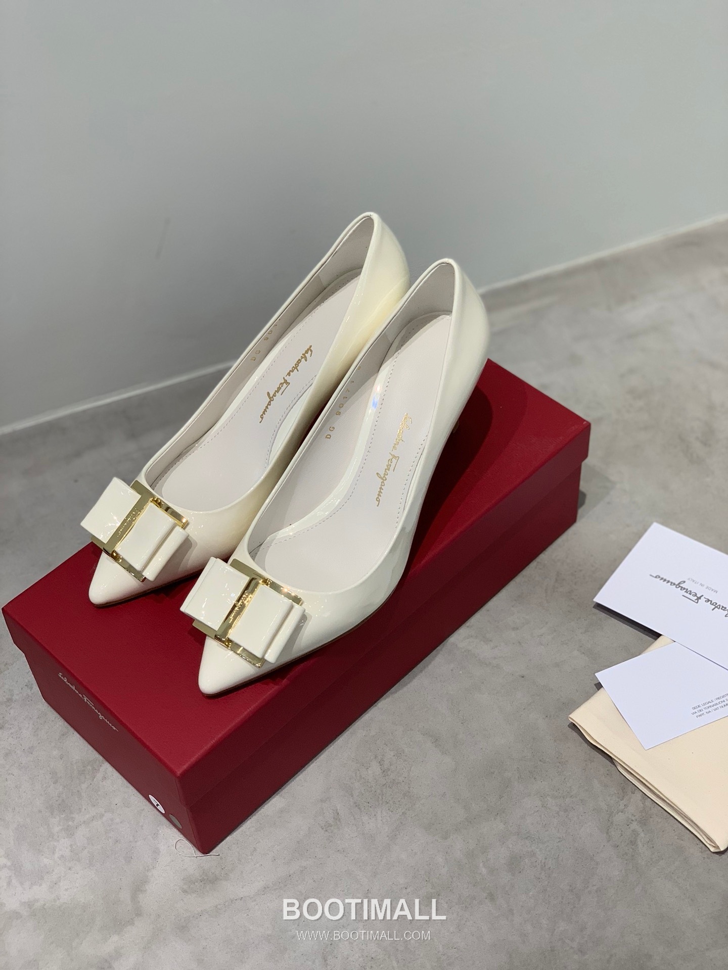 Salvatore Ferragamo Square Toe Calfskin Pump Heels 살바토레 페라가모 스퀘어 토 카프스킨 펌프스 힐 454039 7cm 1