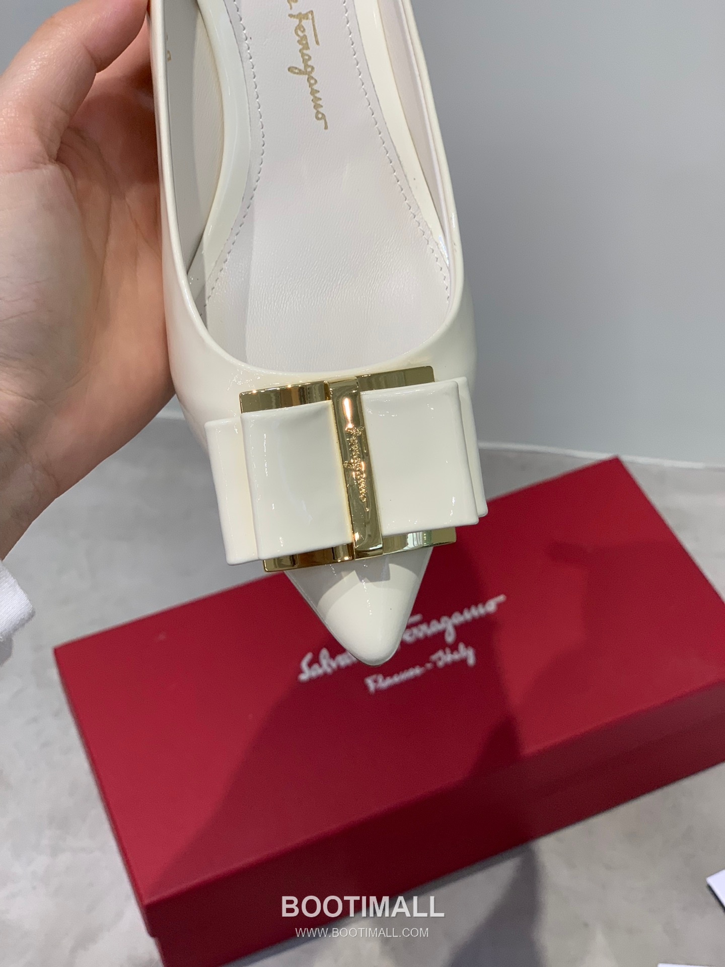 Salvatore Ferragamo Square Toe Calfskin Pump Heels 살바토레 페라가모 스퀘어 토 카프스킨 펌프스 힐 454039 7cm 8