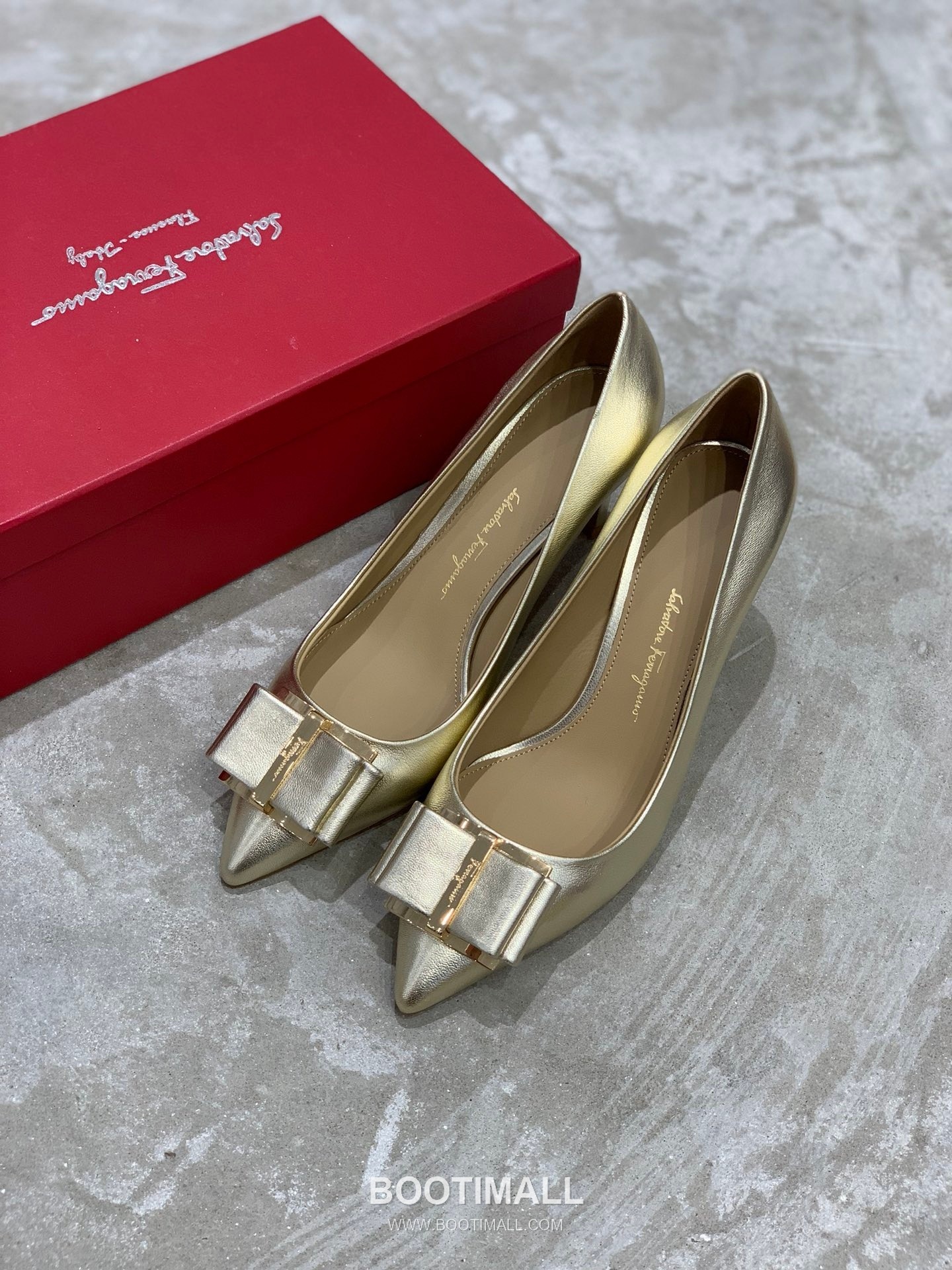Salvatore Ferragamo Square Toe Calfskin Pump Heels 살바토레 페라가모 스퀘어 토 카프스킨 펌프스 힐 454039 7cm 2