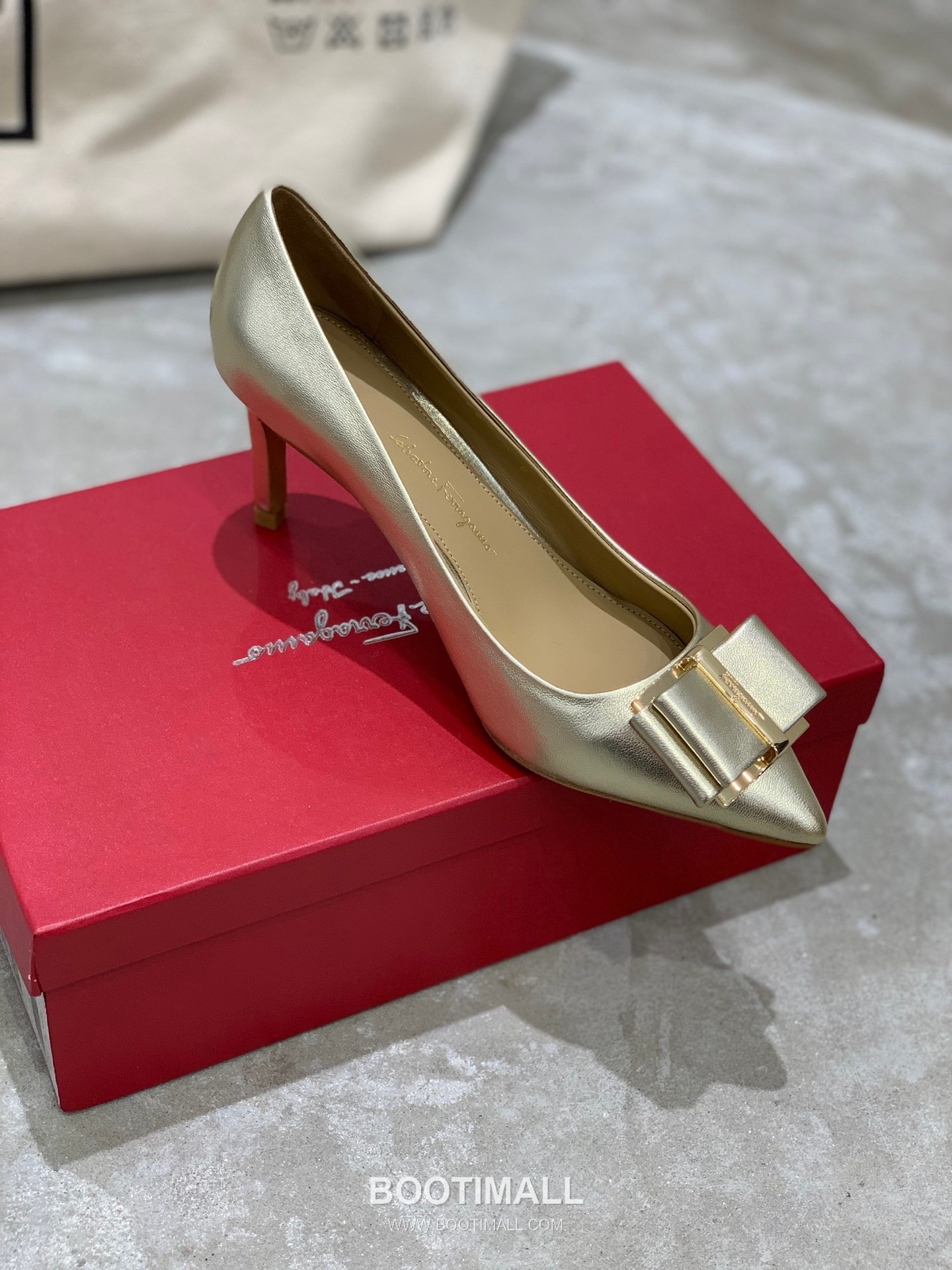 Salvatore Ferragamo Square Toe Calfskin Pump Heels 살바토레 페라가모 스퀘어 토 카프스킨 펌프스 힐 454039 7cm 7