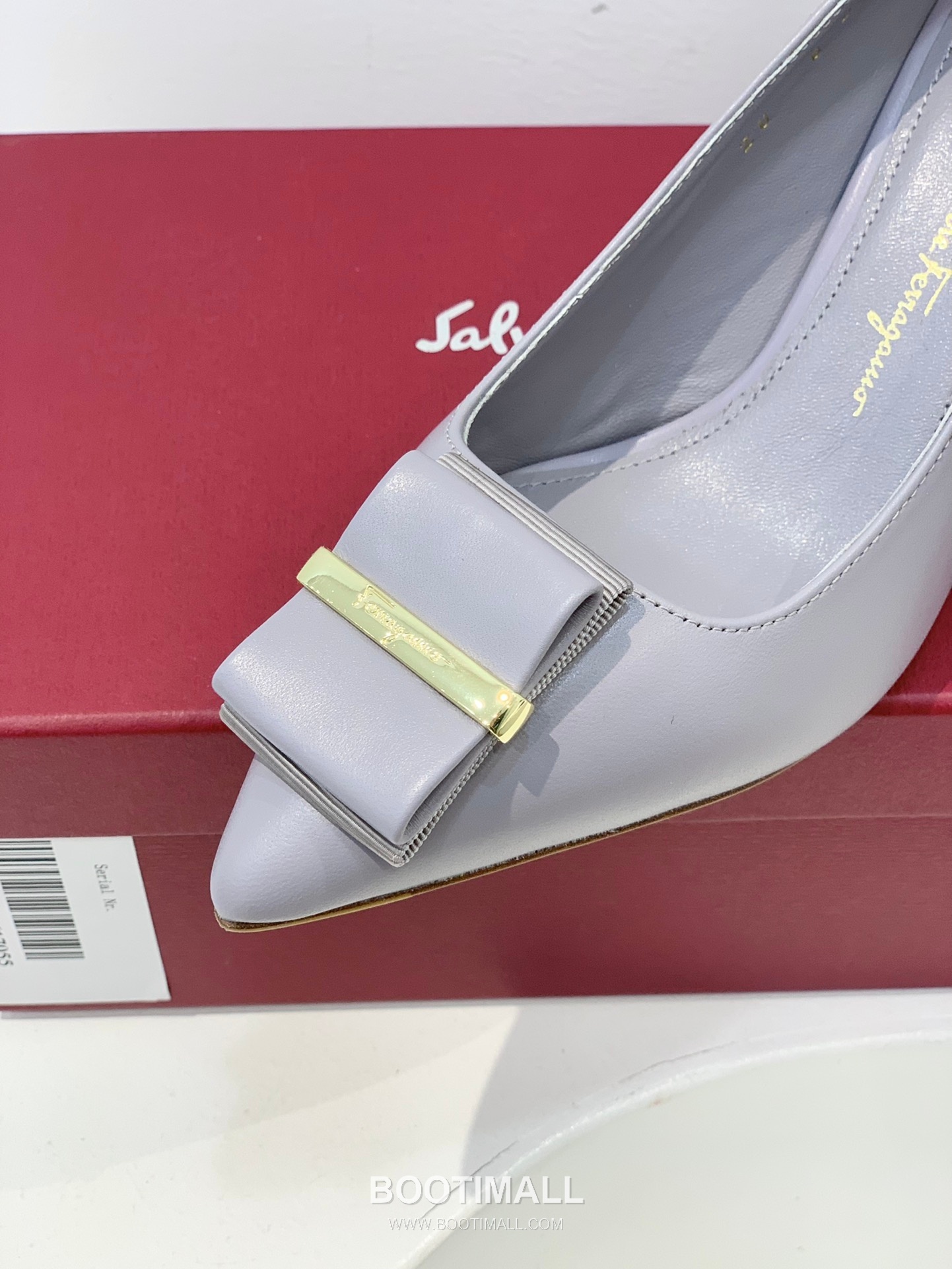 Salvatore Ferragamo Double Bow Pointed Toe Pump Heels 살바토레 페라가모 더블 리본 포인티드 토 펌프스 힐 504845 7cm 8