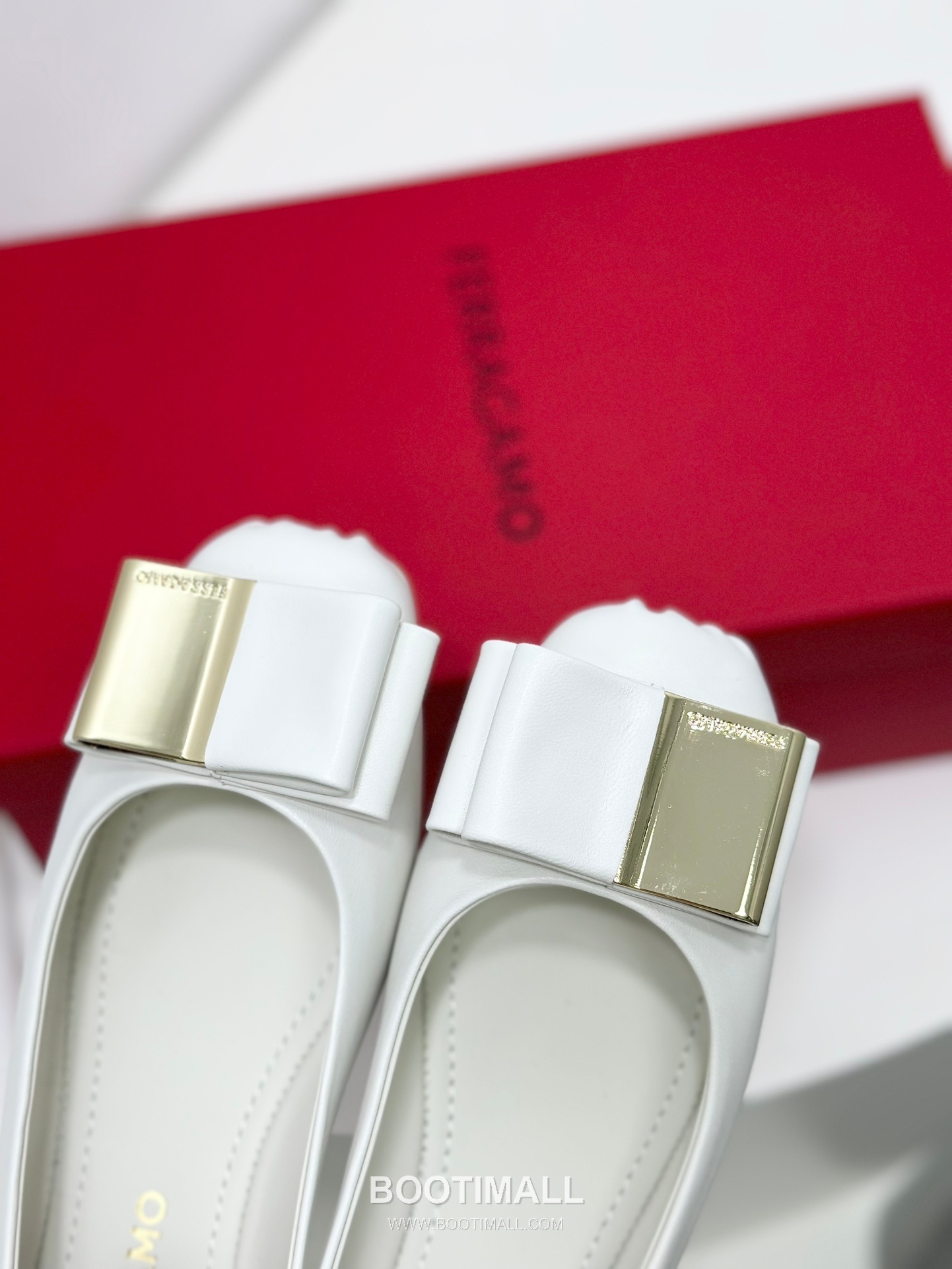 Salvatore Ferragamo Double Bow Nappa Leather Ballet Flats 살바토레 페라가모 더블 리본 나파 레더 발레리나 플랫 454039 3cm 7