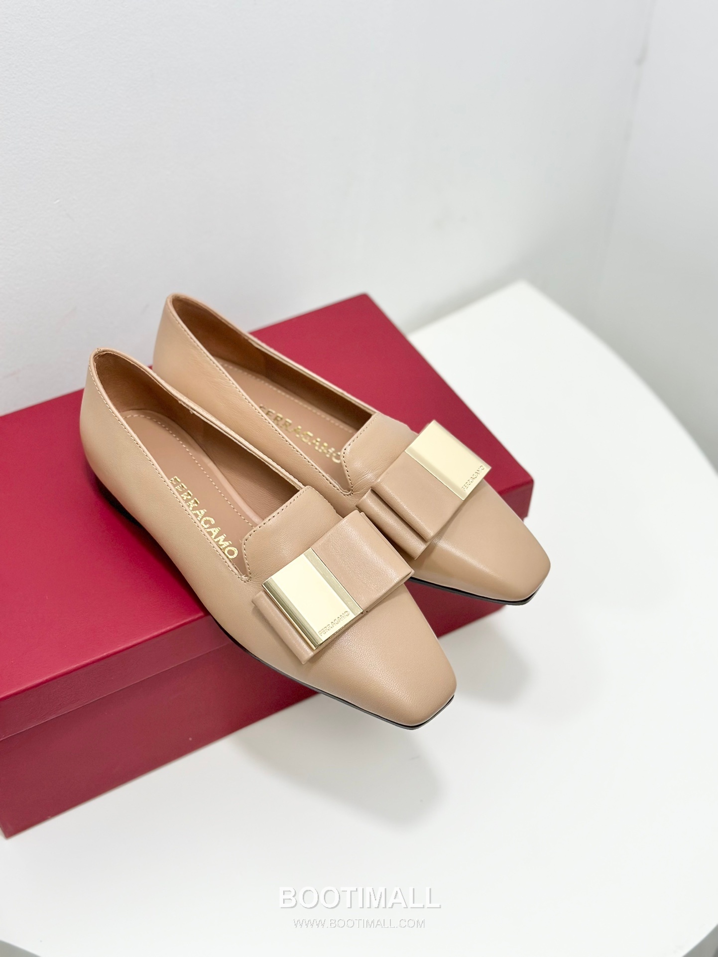 Salvatore Ferragamo Double Bow Nappa Leather Moccasin Loafers 살바토레 페라가모 더블 리본 나파 레더 모카신 로퍼 504845 3cm 5