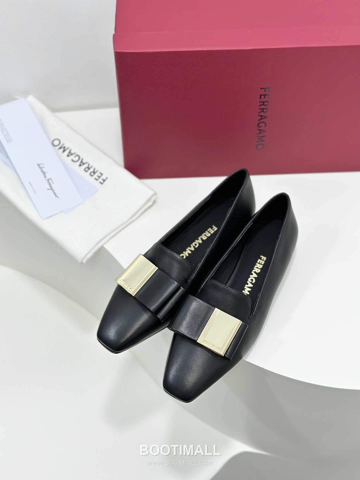 Salvatore Ferragamo Double Bow Nappa Leather Moccasin Loafers 살바토레 페라가모 더블 리본 나파 레더 모카신 로퍼 504845 3cm 7