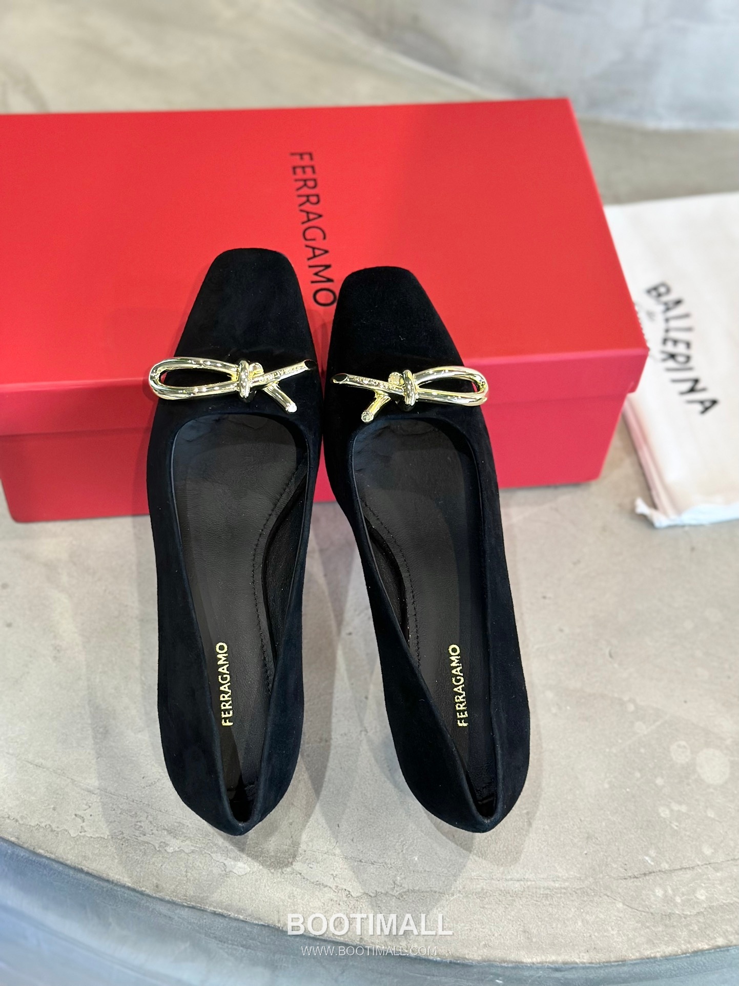 Salvatore Ferragamo Asymmetric Bow Lambskin Pump Heels 살바토레 페라가모 비대칭 리본 램스킨 펌프스 힐 504845 7cm 5