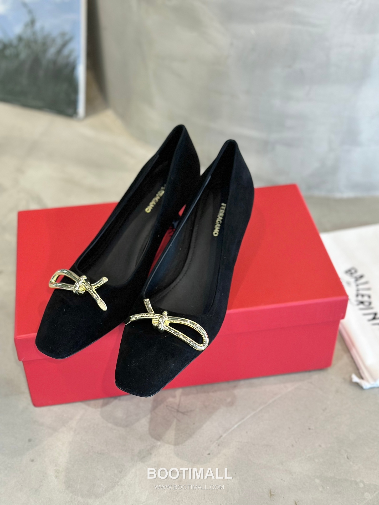 Salvatore Ferragamo Asymmetric Bow Lambskin Pump Heels 살바토레 페라가모 비대칭 리본 램스킨 펌프스 힐 504845 7cm 6