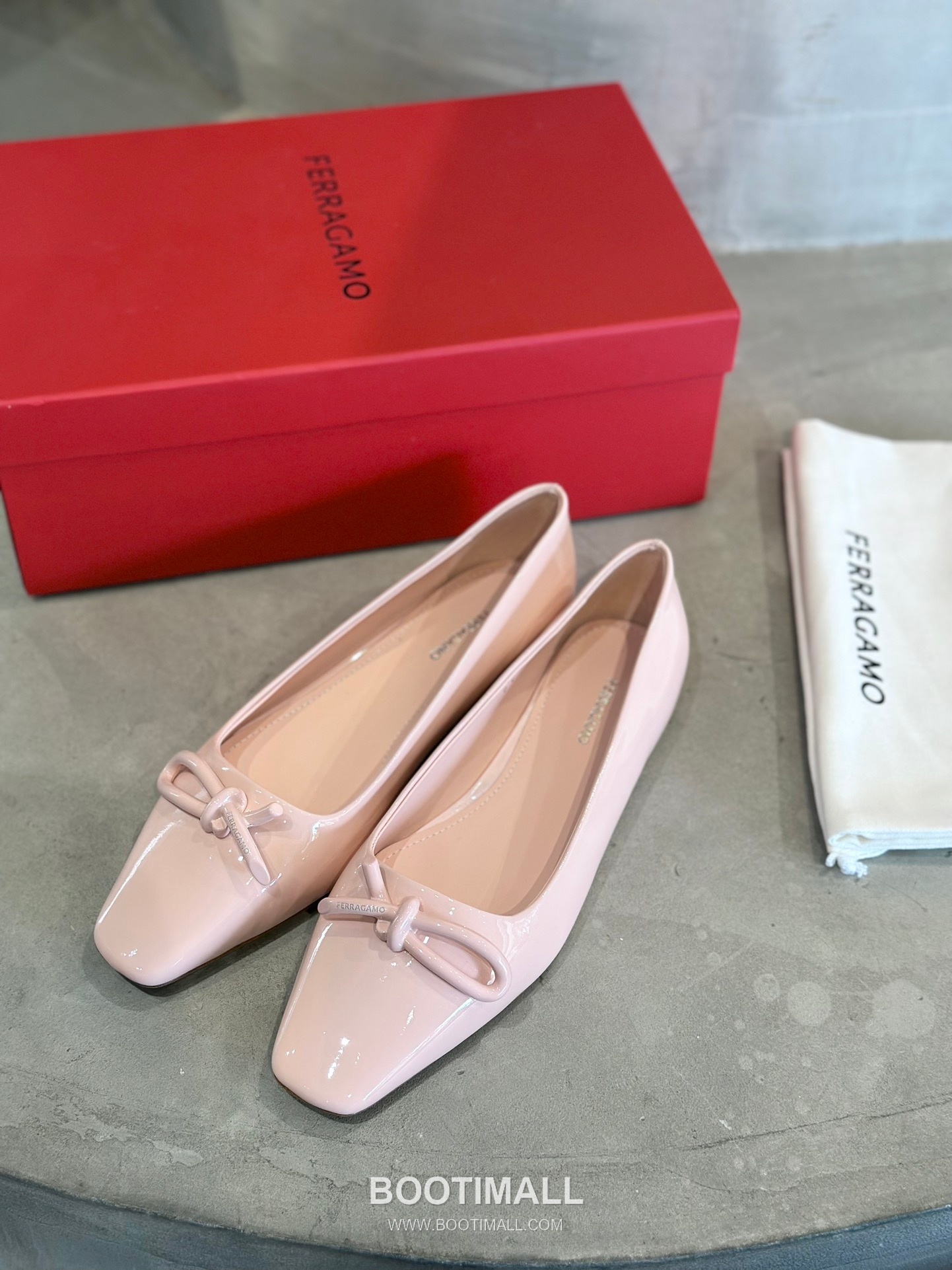 Salvatore Ferragamo Asymmetric Bow Lambskin Ballet Flats 살바토레 페라가모 비대칭 리본 램스킨 발레리나 플랫 504845 2cm 6