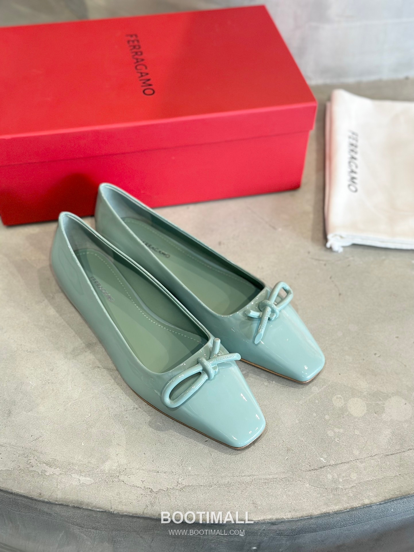 Salvatore Ferragamo Asymmetric Bow Lambskin Ballet Flats 살바토레 페라가모 비대칭 리본 램스킨 발레리나 플랫 504845 2cm 6