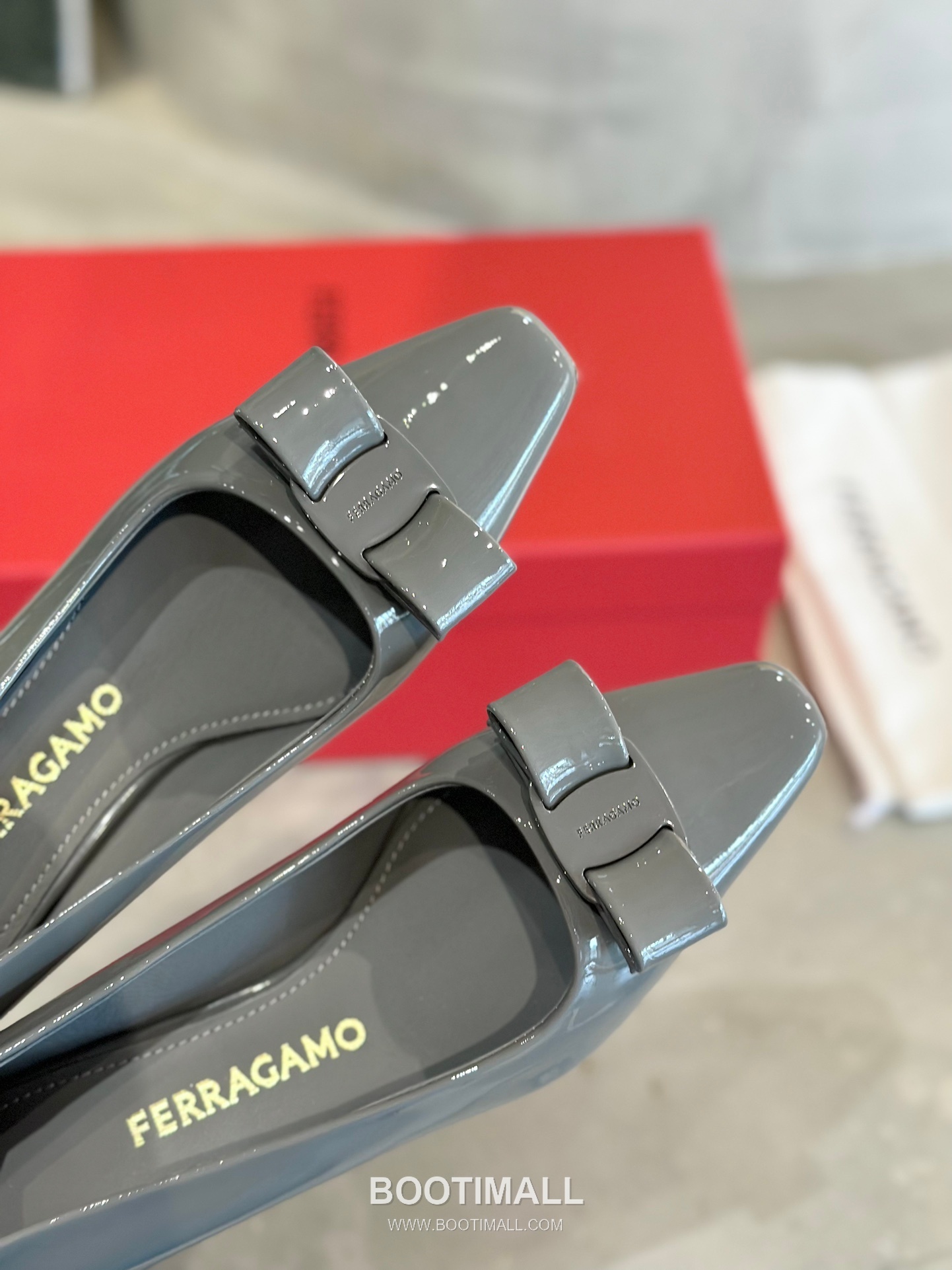 Salvatore Ferragamo Vara Bow Patent Leather Pump Heels 살바토레 페라가모 바라 리본 페이턴트 레더 펌프스 힐 504845 7cm 7