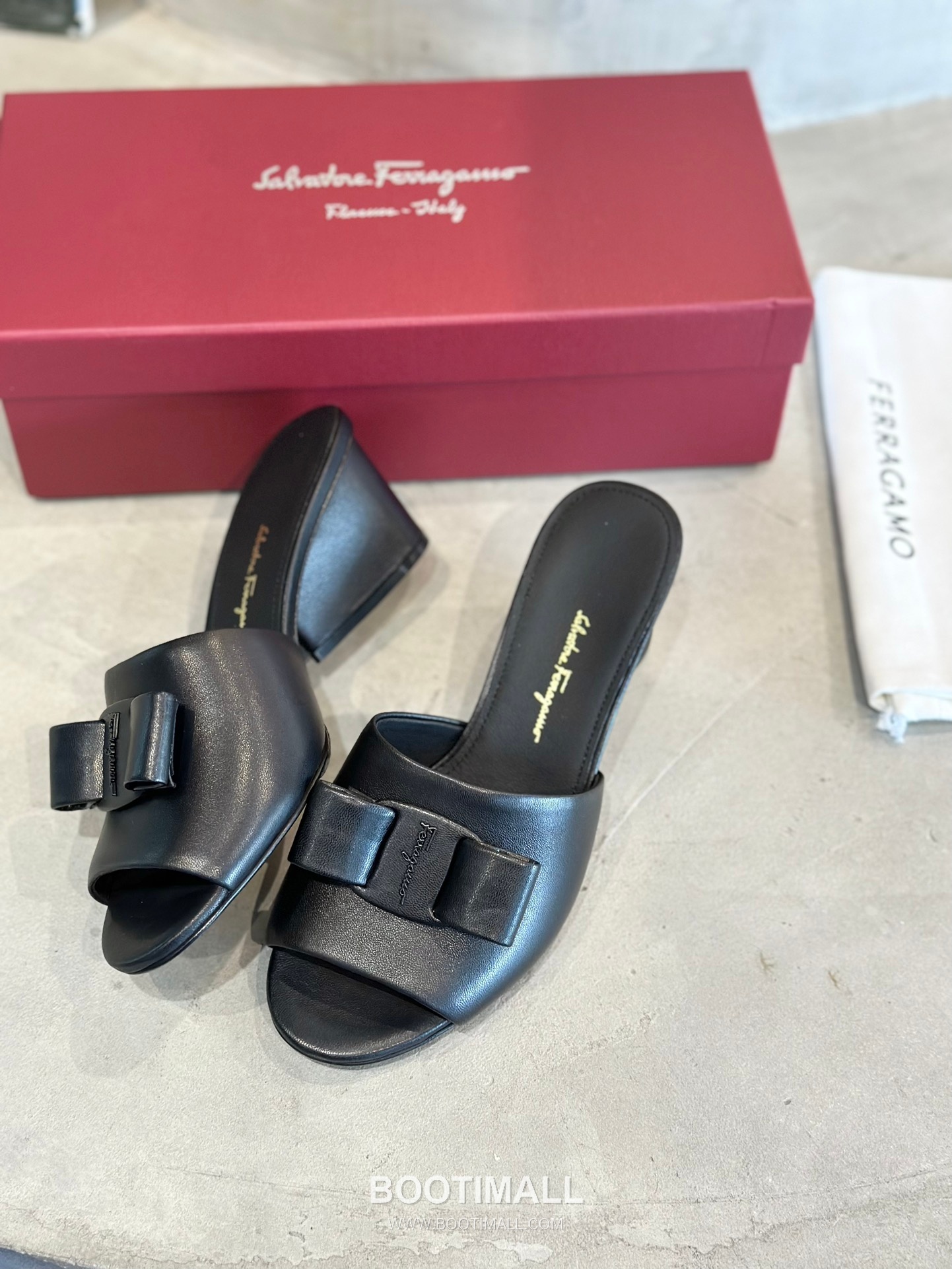 Salvatore Ferragamo Viva Bow Nappa Leather Sandals 살바토레 페라가모 비바 리본 나파 레더 샌들 454039 6cm 2