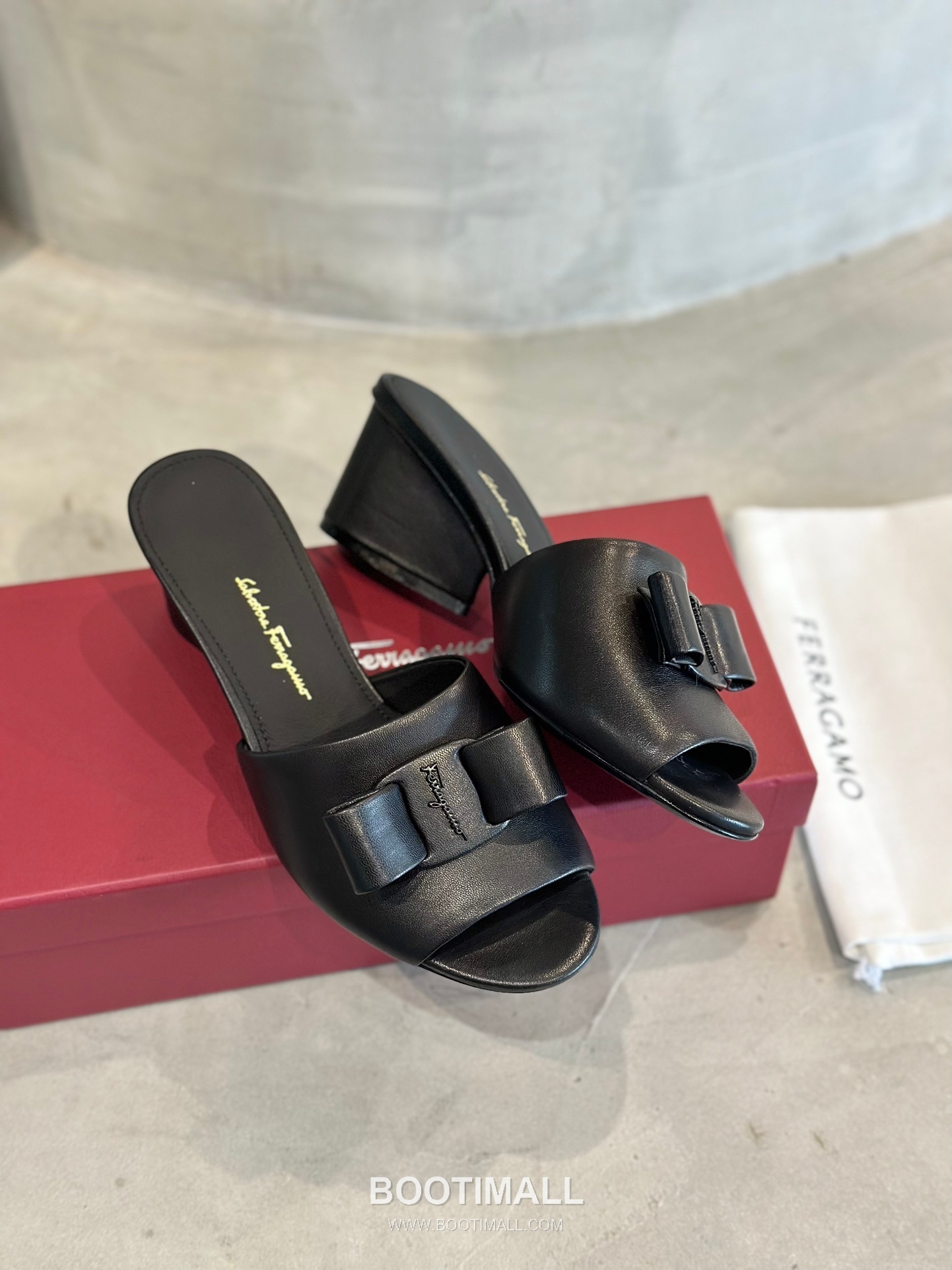 Salvatore Ferragamo Viva Bow Nappa Leather Sandals 살바토레 페라가모 비바 리본 나파 레더 샌들 454039 6cm 4
