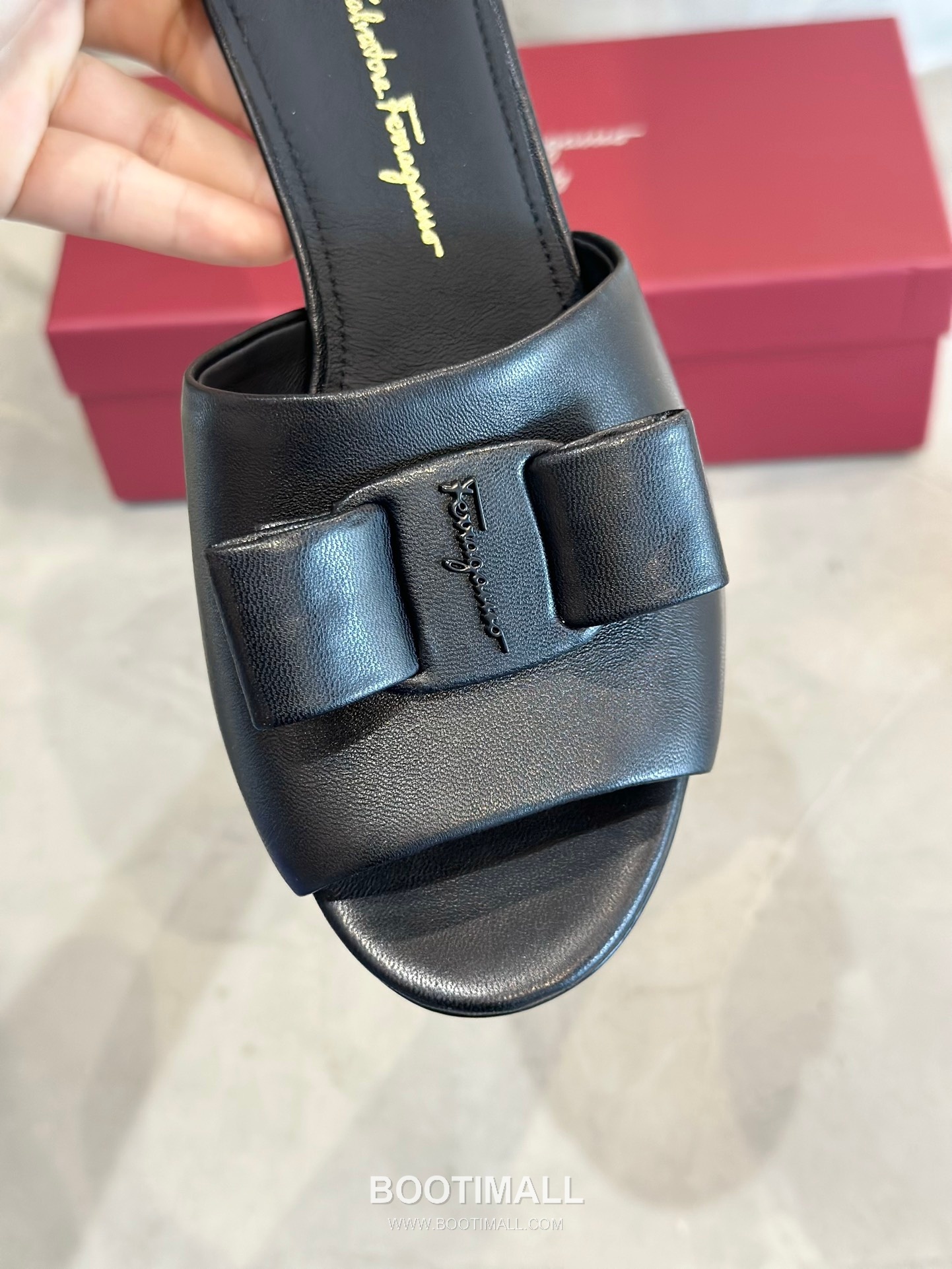 Salvatore Ferragamo Viva Bow Nappa Leather Sandals 살바토레 페라가모 비바 리본 나파 레더 샌들 454039 6cm 7