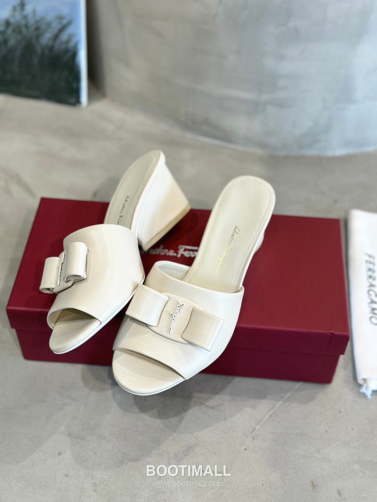 Salvatore Ferragamo Viva Bow Nappa Leather Sandals 살바토레 페라가모 비바 리본 나파 레더 샌들 454039 6cm 5