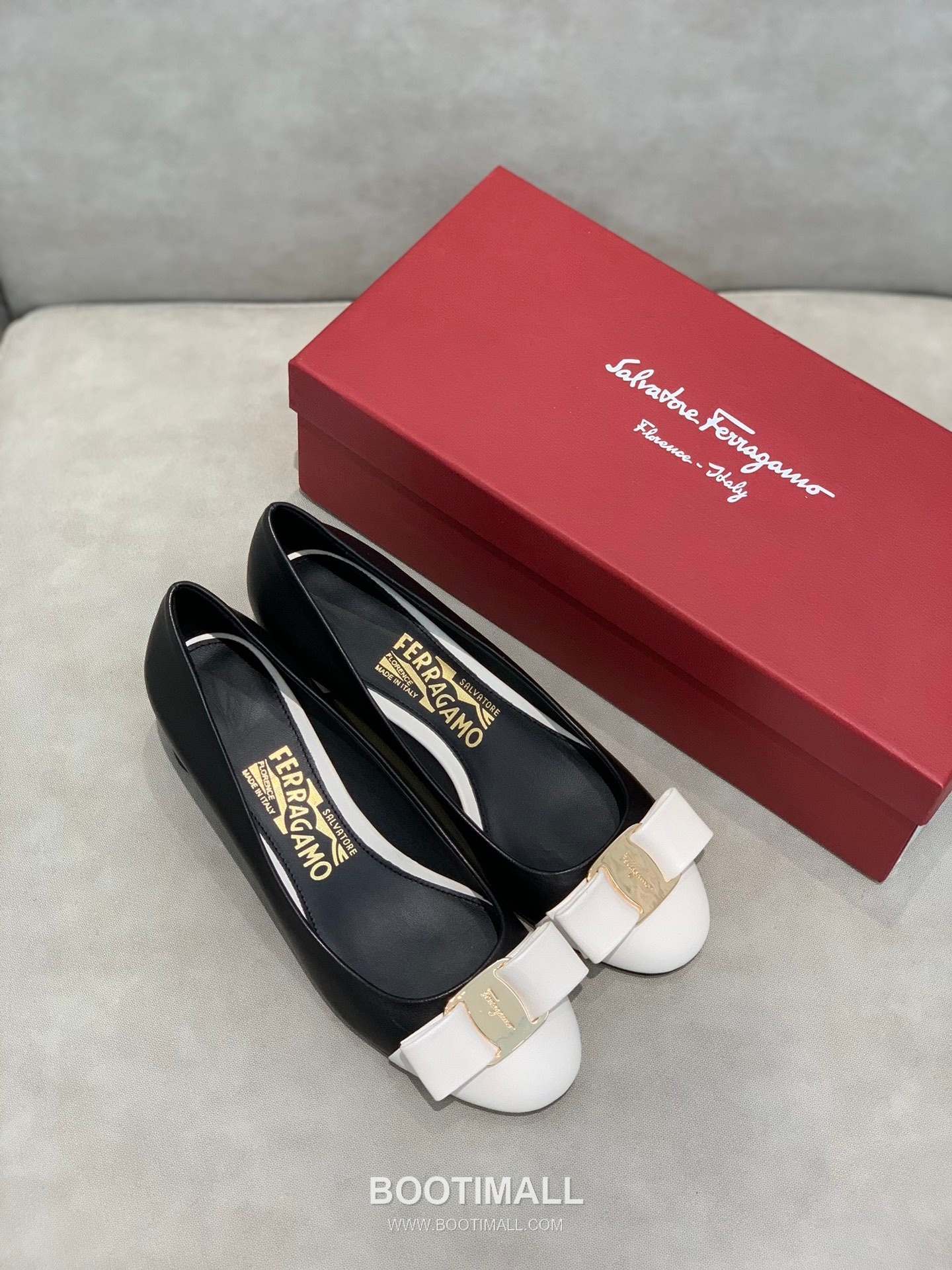 Salvatore Ferragamo Vara Bow Nappa Leather Mid Heel Pumps 살바토레 페라가모 바라 리본 나파 레더 미들 힐 펌프스 504845 3cm 6