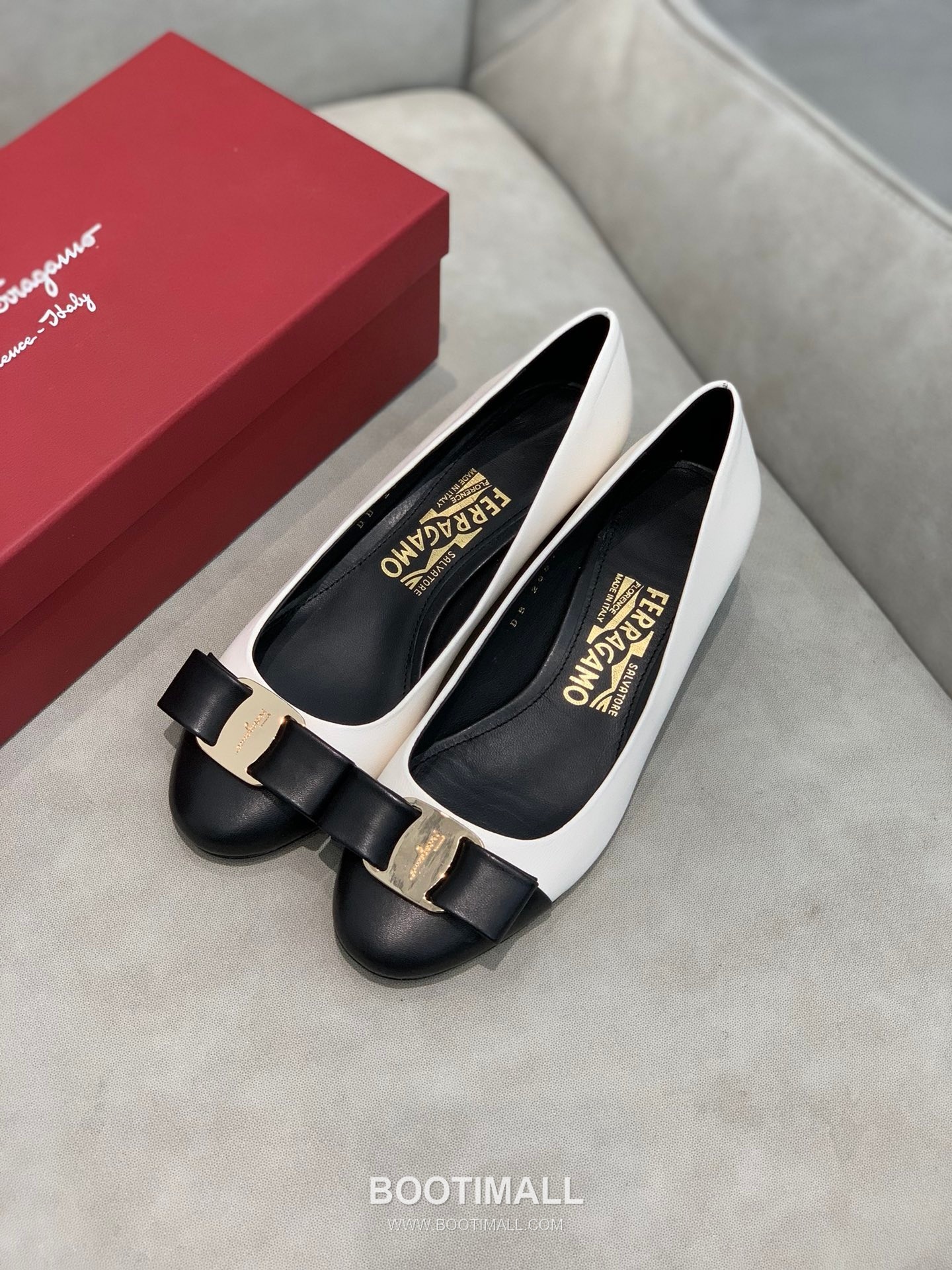 Salvatore Ferragamo Vara Bow Nappa Leather Mid Heel Pumps 살바토레 페라가모 바라 리본 나파 레더 미들 힐 펌프스 504845 3cm 2
