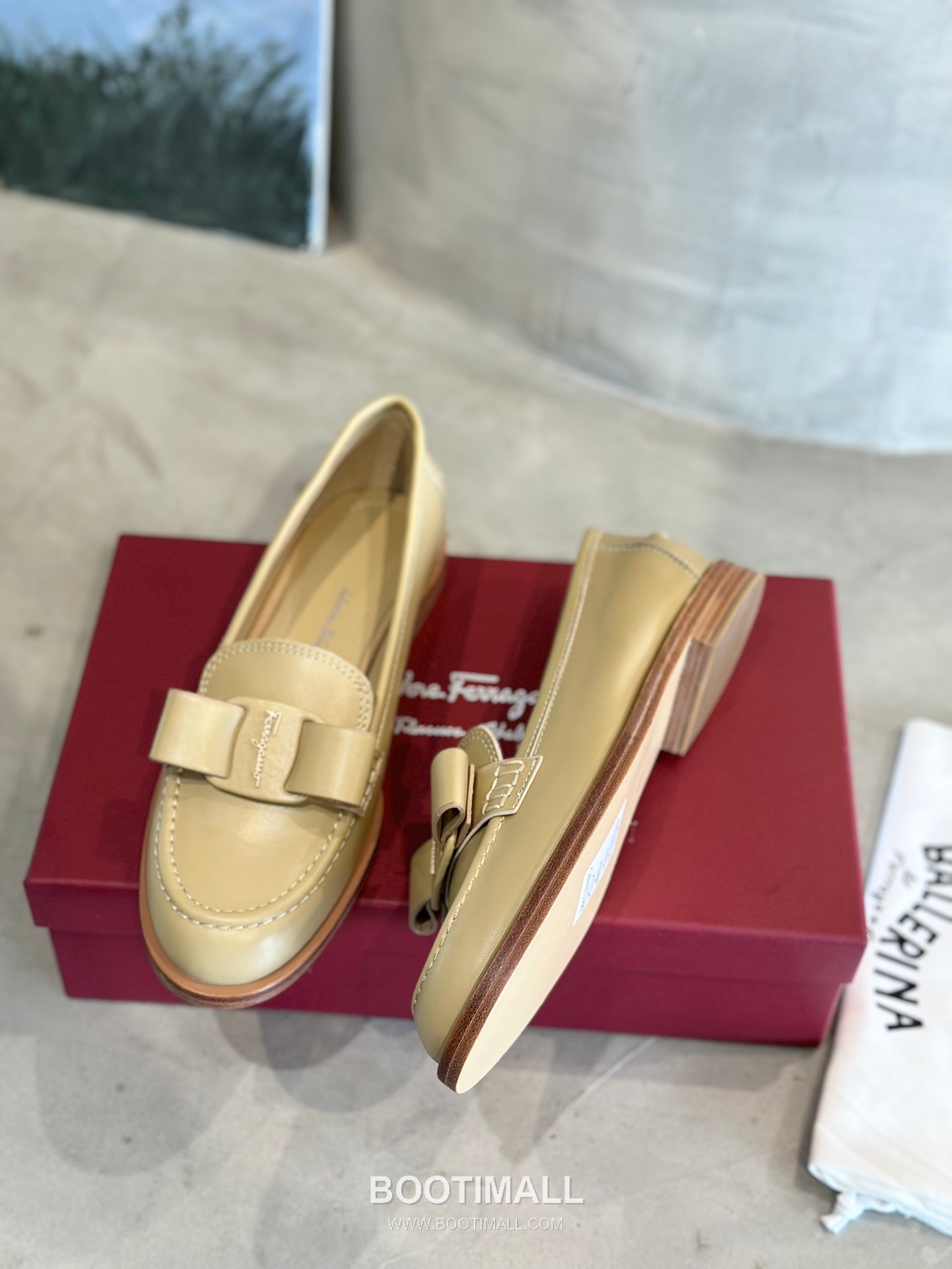 Salvatore Ferragamo Viva Bow Leather Loafer Flats 살바토레 페라가모 비바 리본 레더 로퍼 플랫 555048 2cm 5