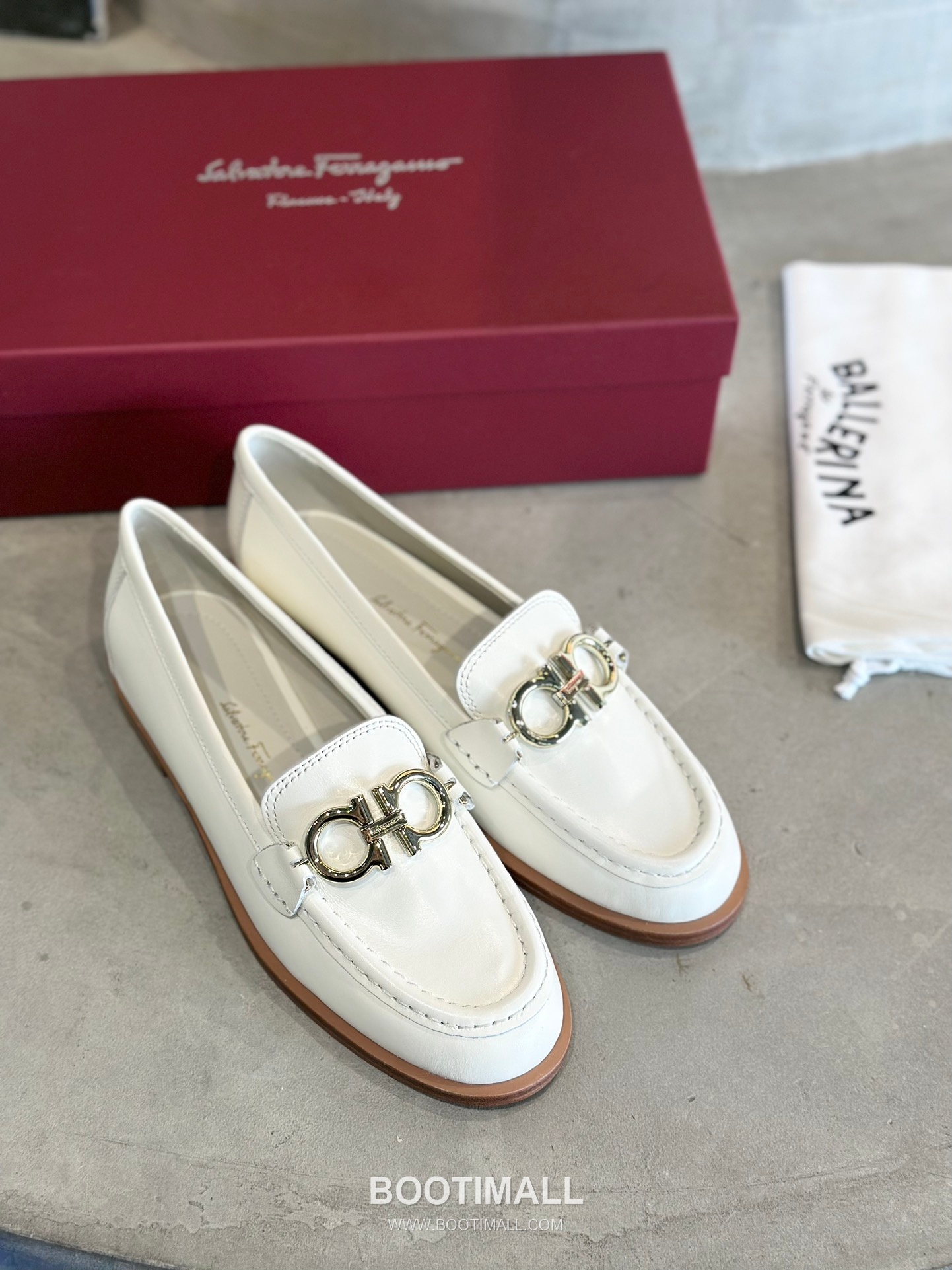 Salvatore Ferragamo Gancini Goatskin Leather Loafer Flats 살바토레 페라가모 간치니 고트스킨 레더 로퍼 플랫 555048 2cm 3