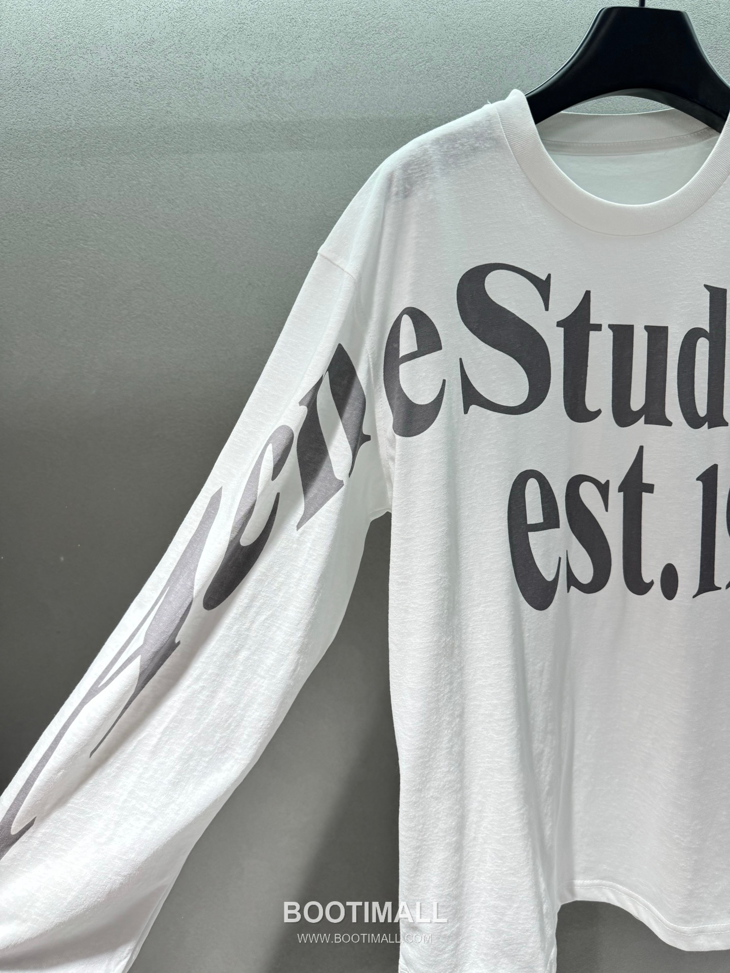 Acne Studios SS26 Distressed Logo Long Sleeve T-Shirt 아크네 스튜디오 SS26 디스트레스드 로고 롱슬리브 티셔츠 8