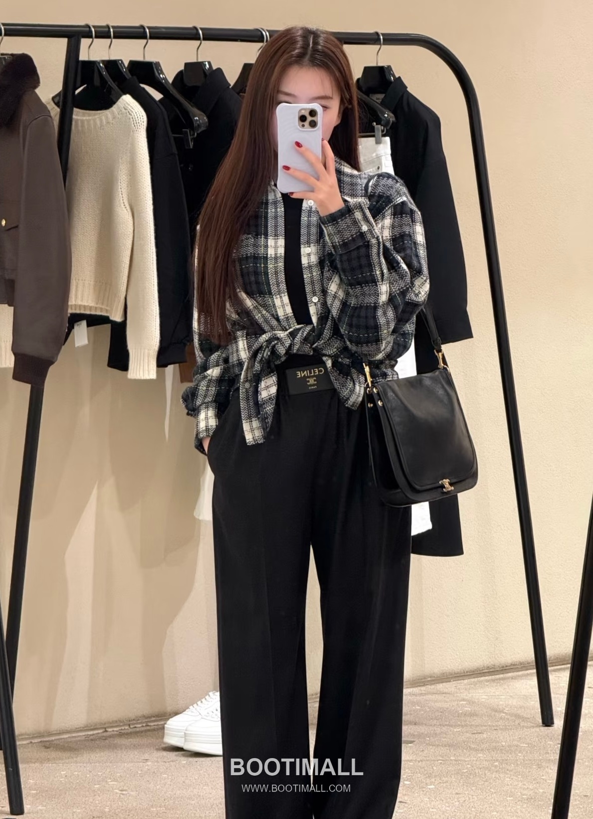 Celine Vintage Check Shirt Jacket 셀린느 빈티지 체크 셔츠 재킷 3