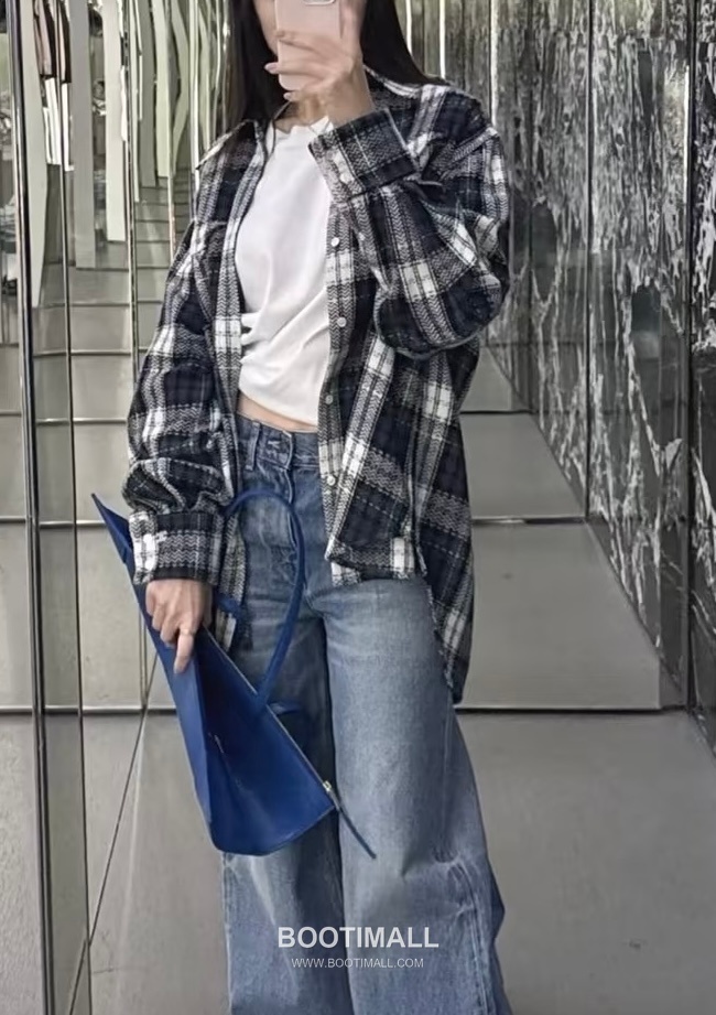 Celine Vintage Check Shirt Jacket 셀린느 빈티지 체크 셔츠 재킷 8