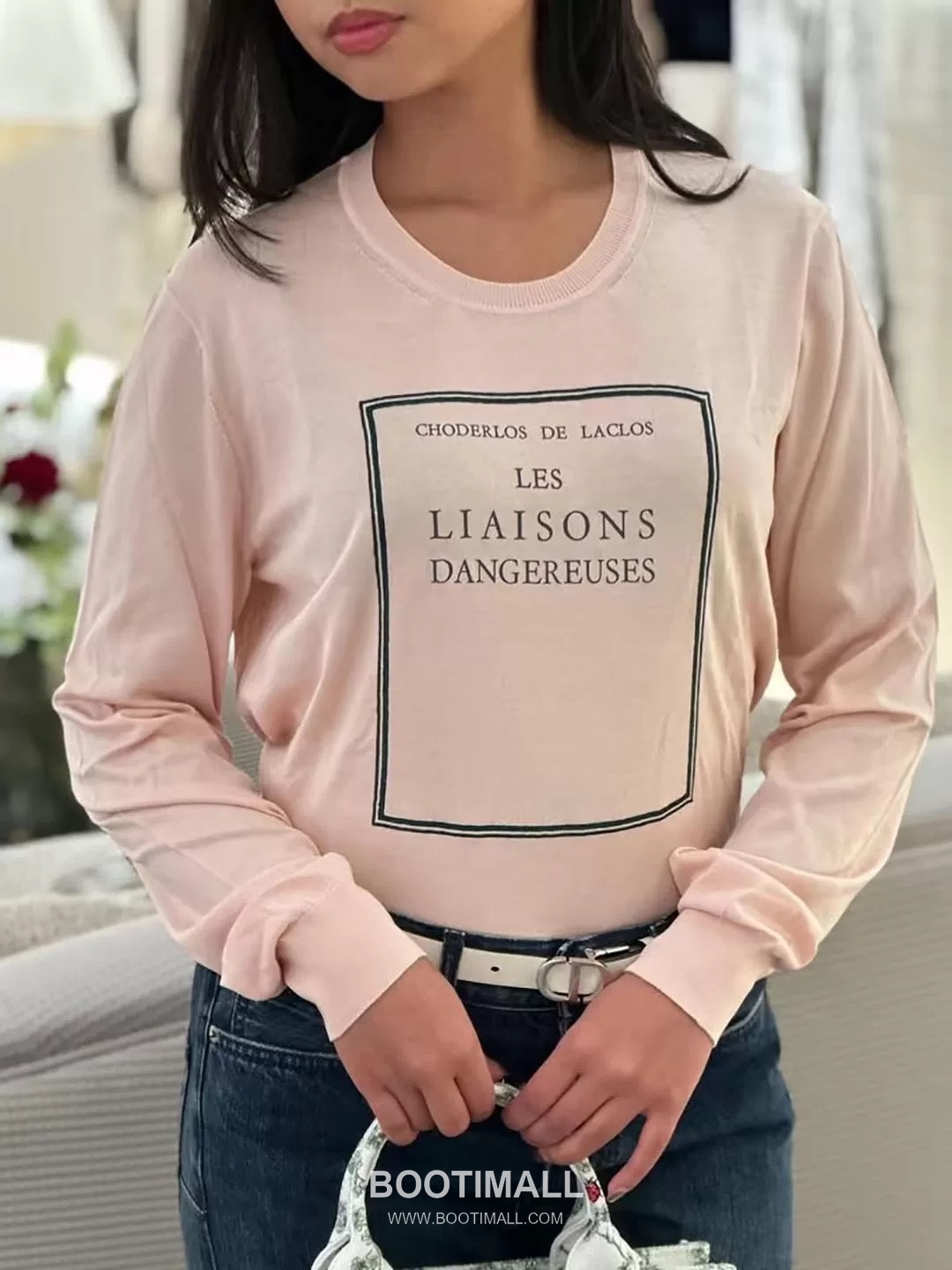 Dior Letter Embroidered Jacquard Crewneck Knit Silk Sweater 디올 레터 자수 자카드 크루넥 니트 실크 스웨터 4