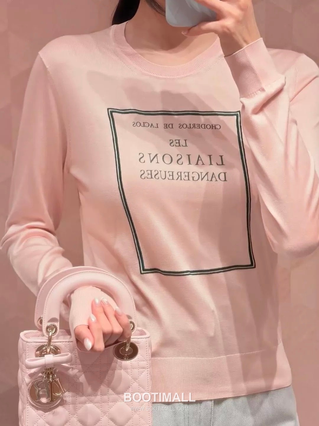 Dior Letter Embroidered Jacquard Crewneck Knit Silk Sweater 디올 레터 자수 자카드 크루넥 니트 실크 스웨터 5