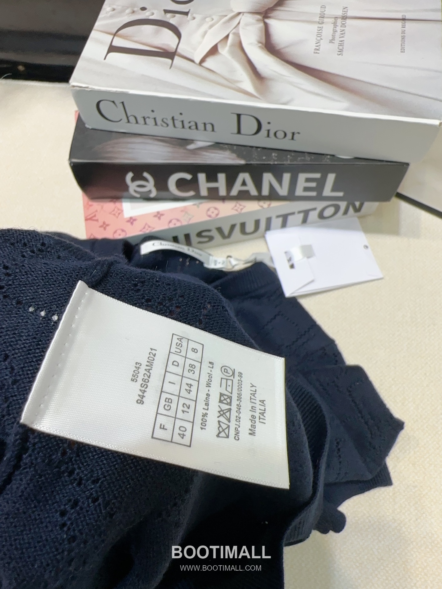 Dior Star Logo Jacquard Knit Short Sleeve Top 디올 스타 로고 자카드 니트 반팔 탑 6