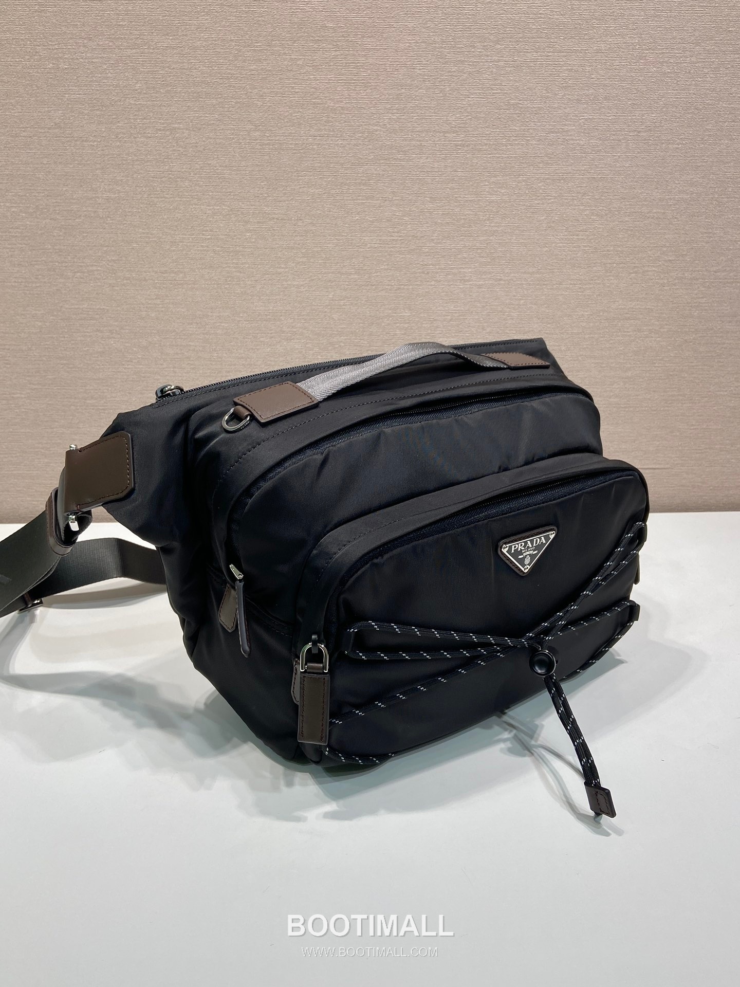 Prada Re-Nylon Messenger Bag 2VH201 프라다 리나일론 사피아노 가죽 트리밍 메신저백 30cm 2