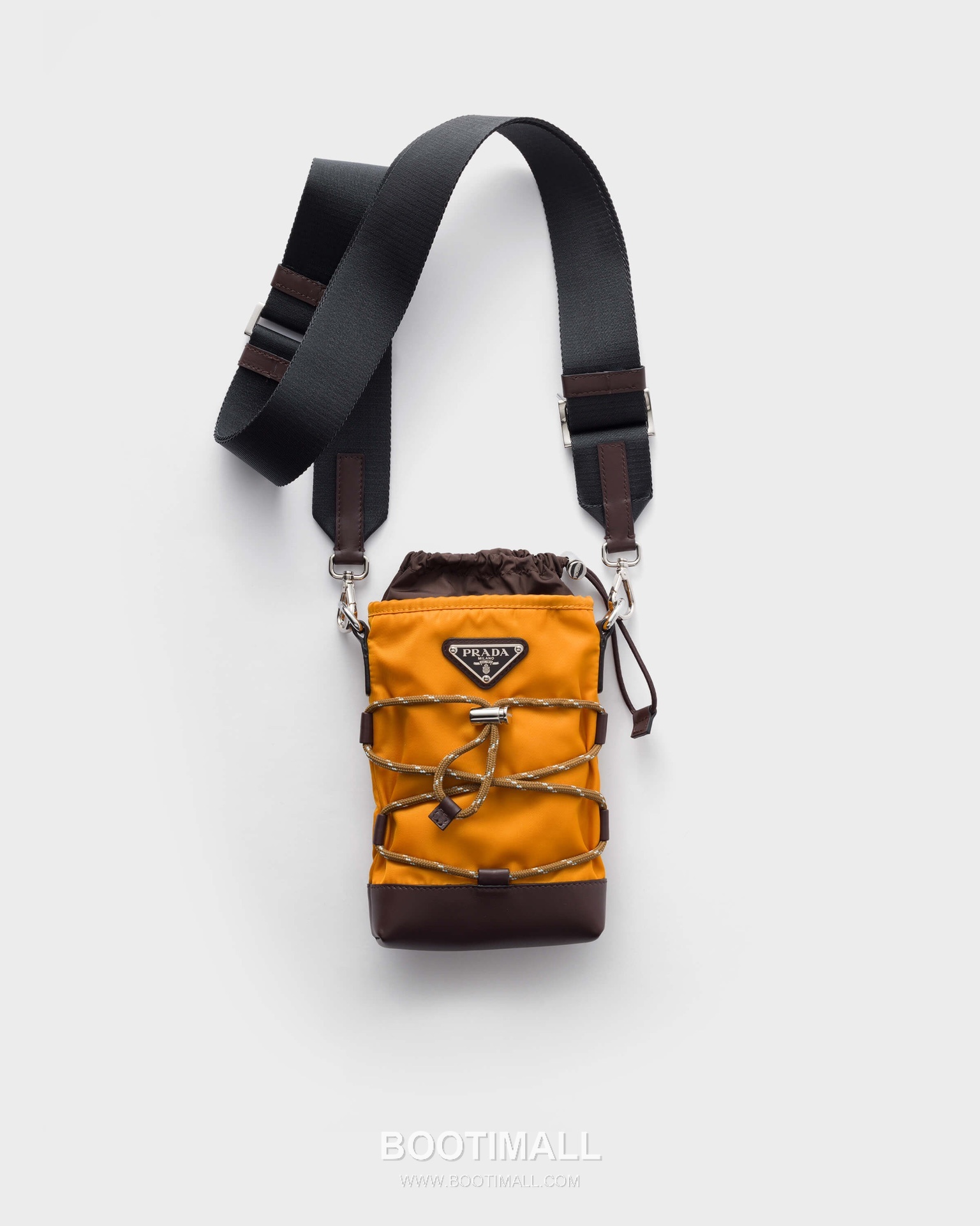 Prada Re-Nylon Smartphone Pouch 2ZT079 프라다 리나일론 가죽 트리밍 스마트폰 파우치 크로스백 18cm 1