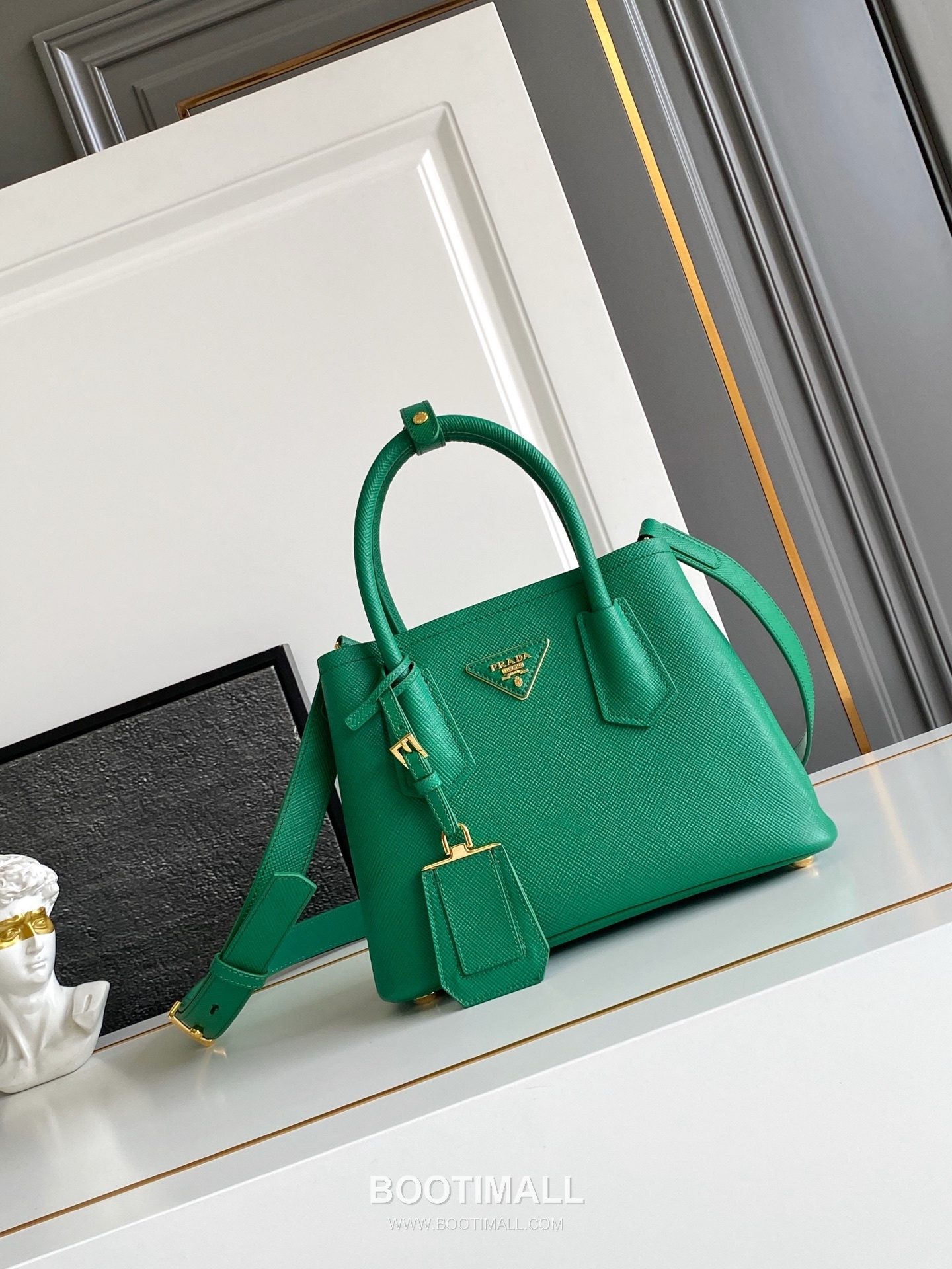 Prada Double Bag Mini Saffiano Leather Tote 1BG443 프라다 더블백 사피아노 가죽 미니 토트백 25cm 1