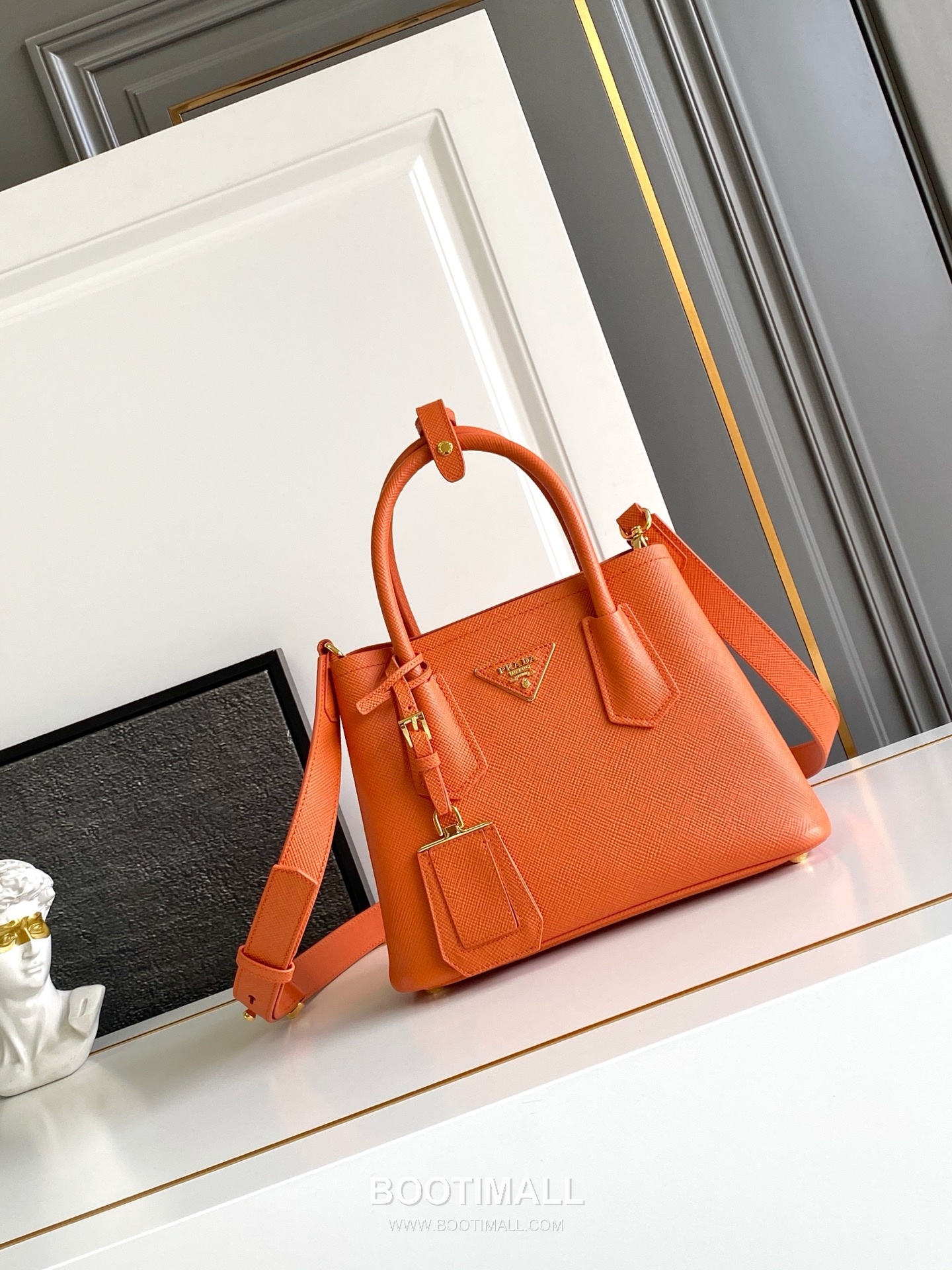 Prada Double Bag Mini Saffiano Leather Tote 1BG443 프라다 더블백 사피아노 가죽 미니 토트백 25cm 1