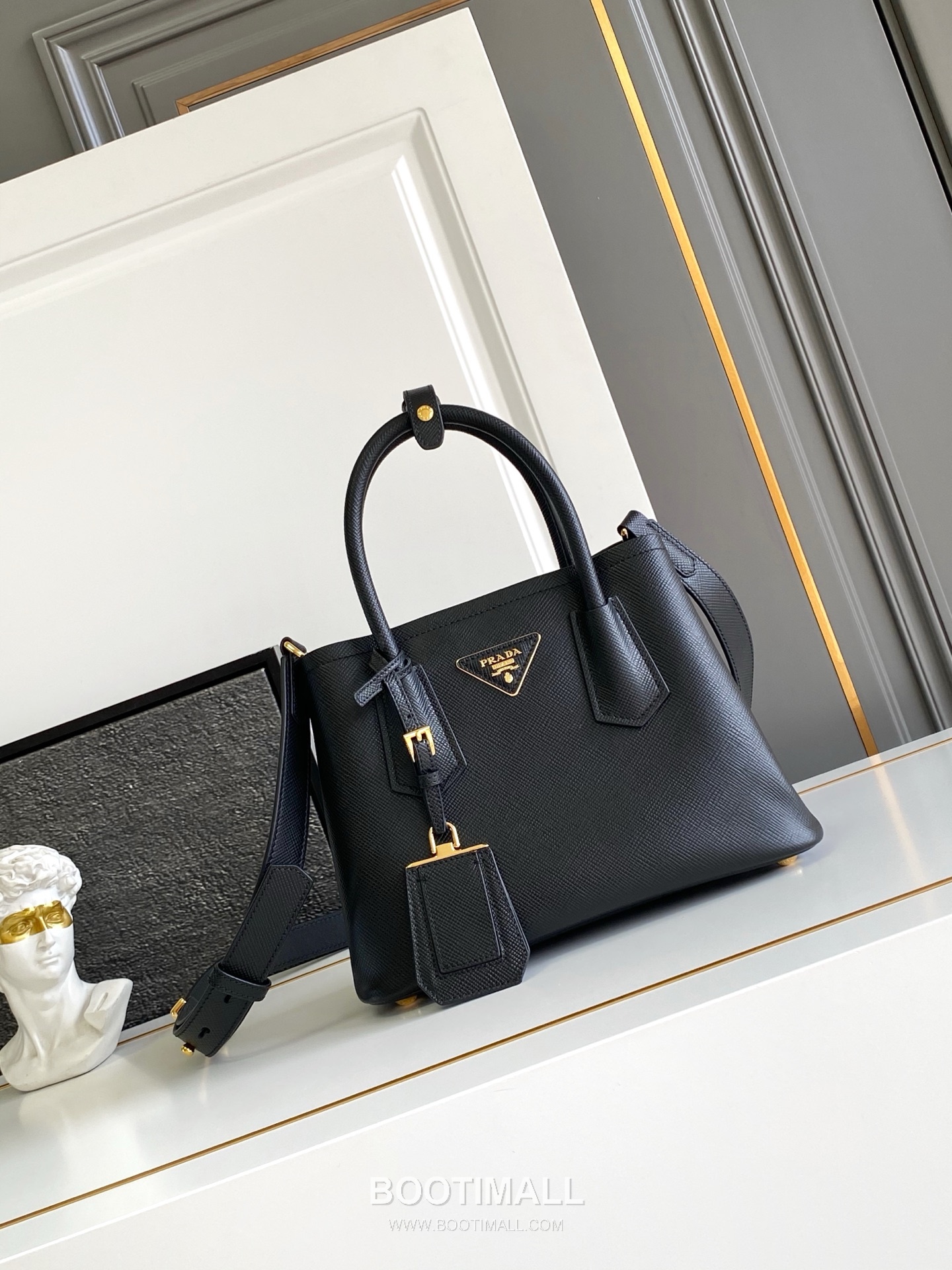 Prada Double Bag Mini Saffiano Leather Tote 1BG443 프라다 더블백 사피아노 가죽 미니 토트백 25cm 1