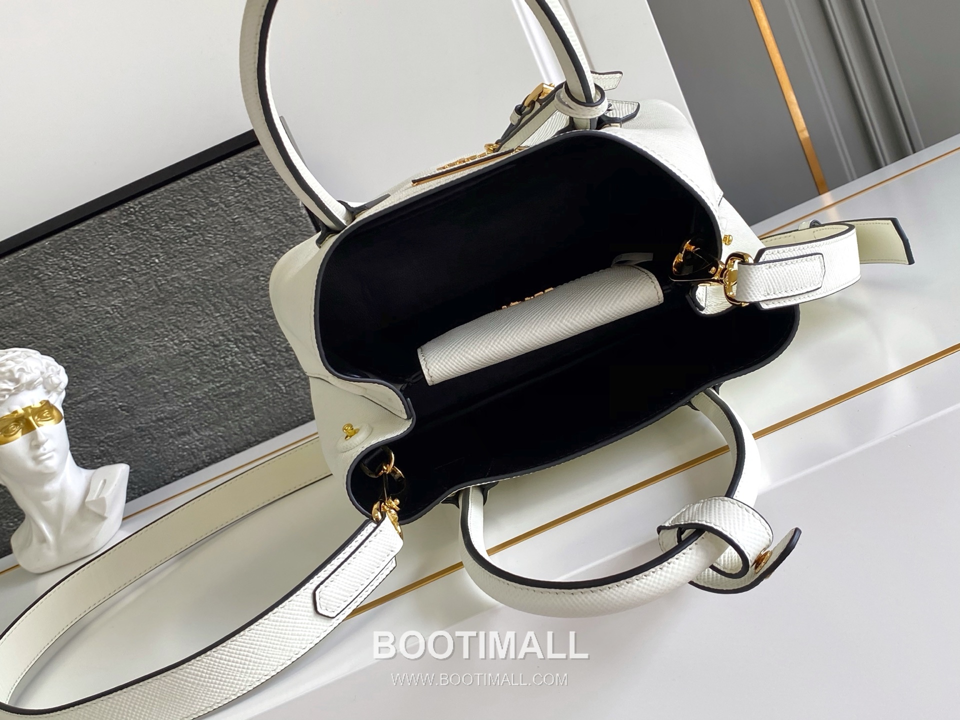 Prada Double Bag Mini Saffiano Leather Tote 1BG443 프라다 더블백 사피아노 가죽 미니 토트백 25cm 9