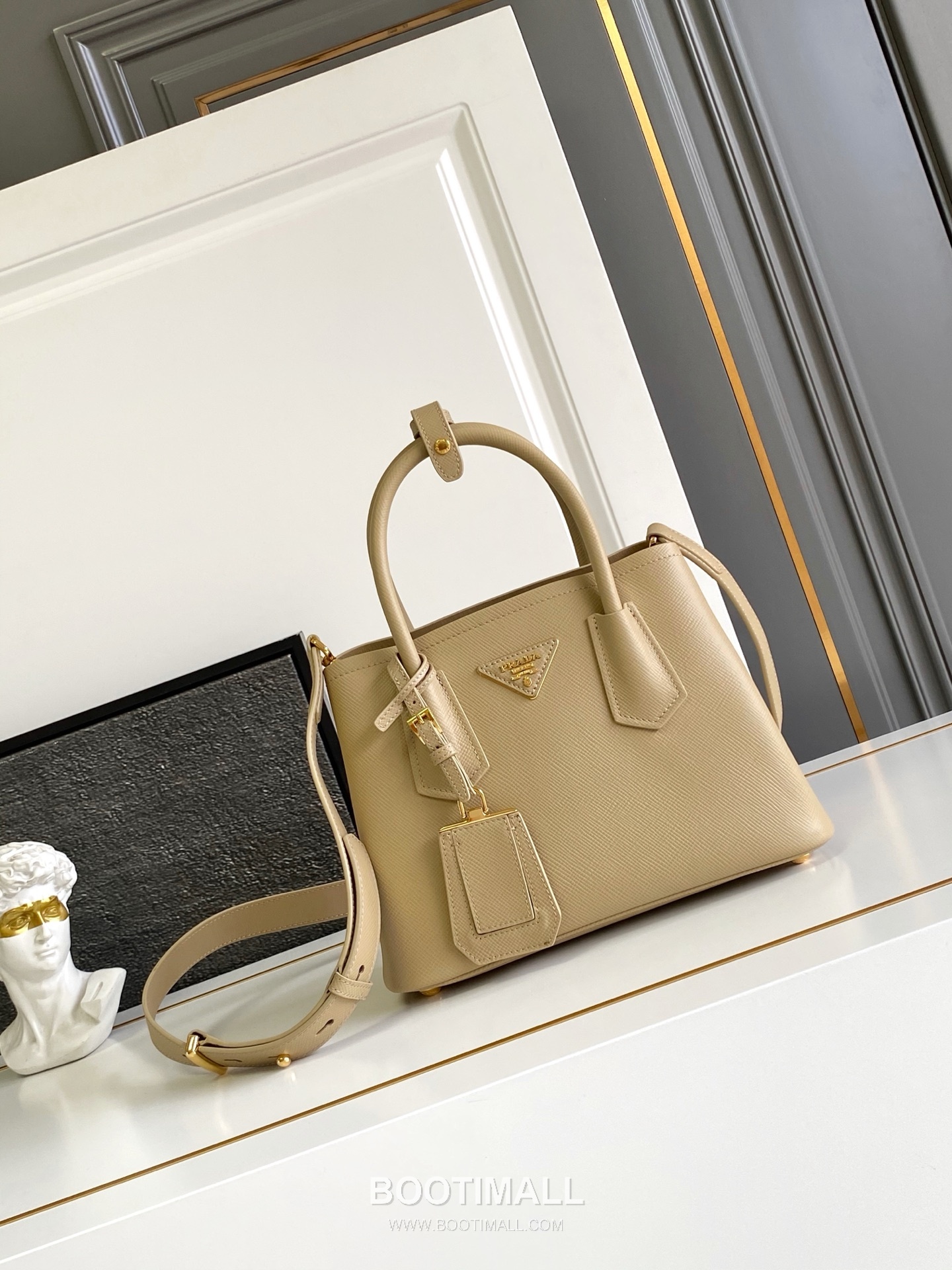 Prada Double Bag Mini Saffiano Leather Tote 1BG443 프라다 더블백 사피아노 가죽 미니 토트백 25cm 1